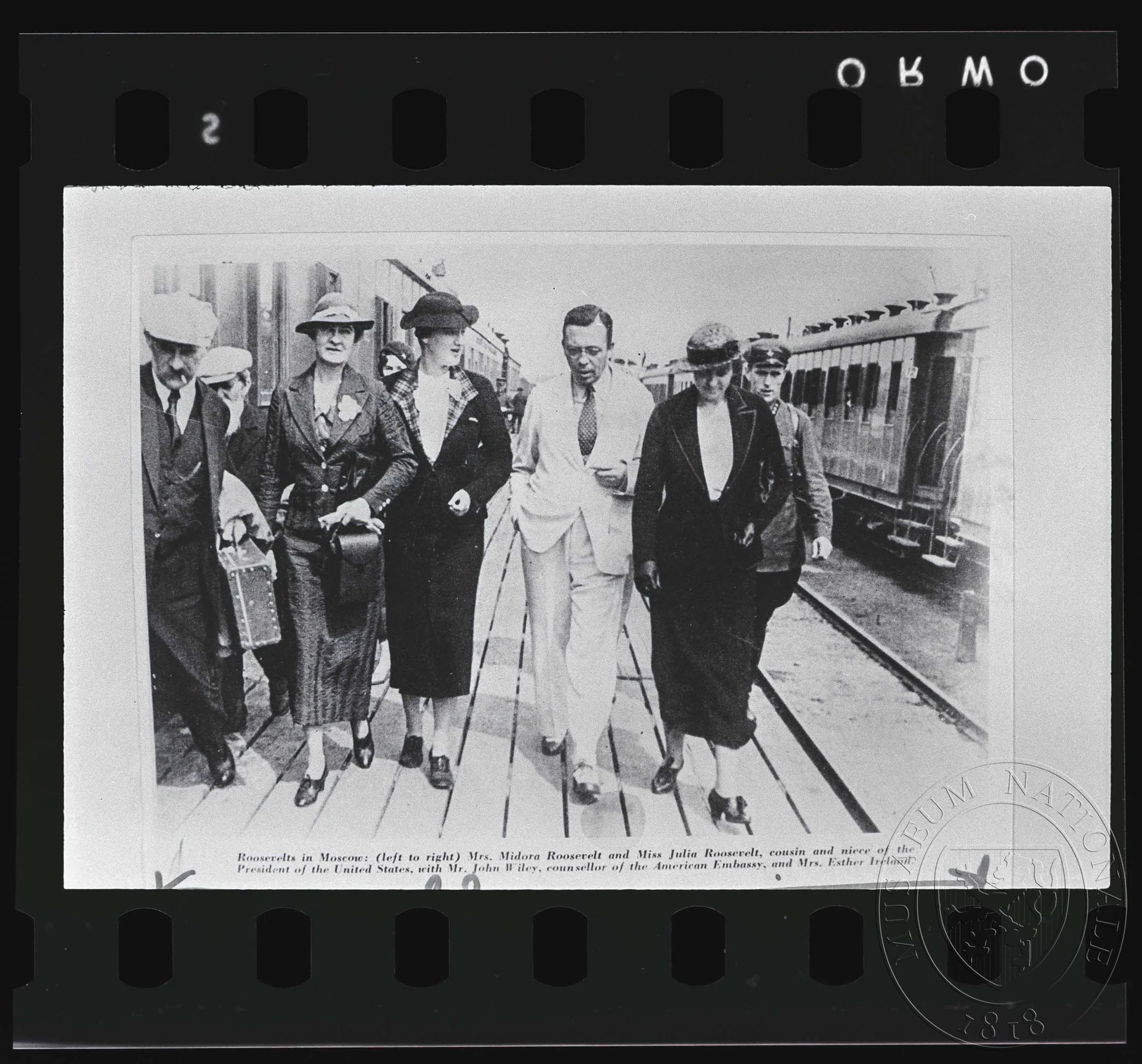 Obrázek Fotografie, Rooseveltovi v Moskvě
