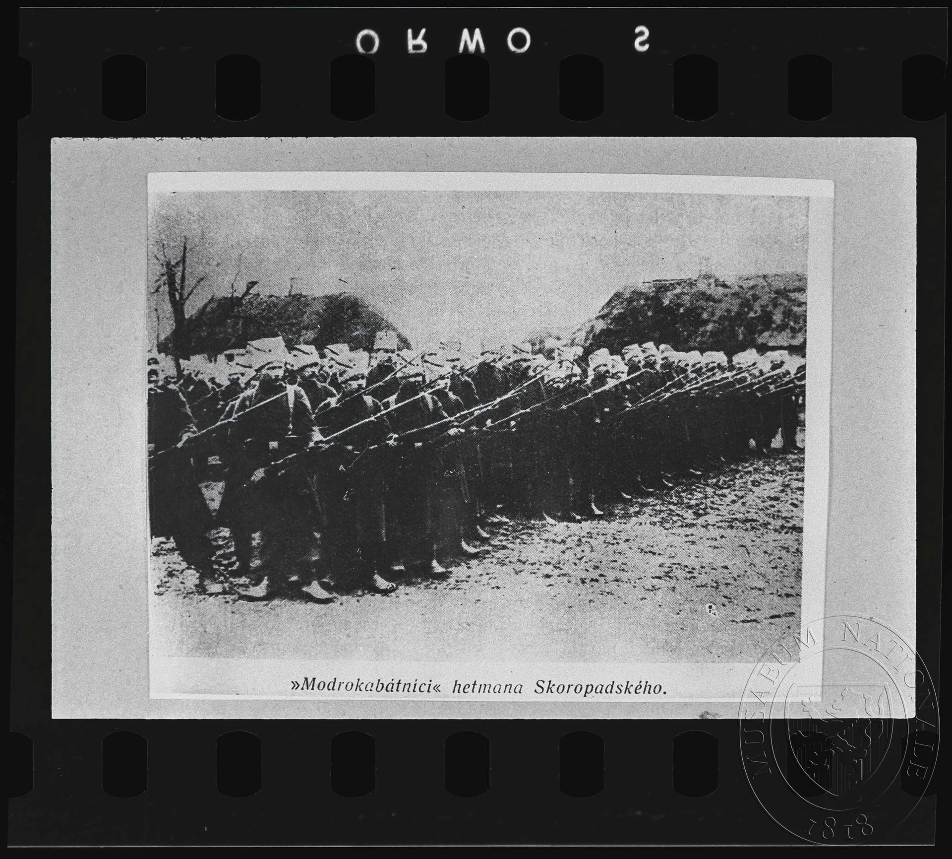 Obrázek Fotografie, Modrokabátníci hejtmana Skoropadského