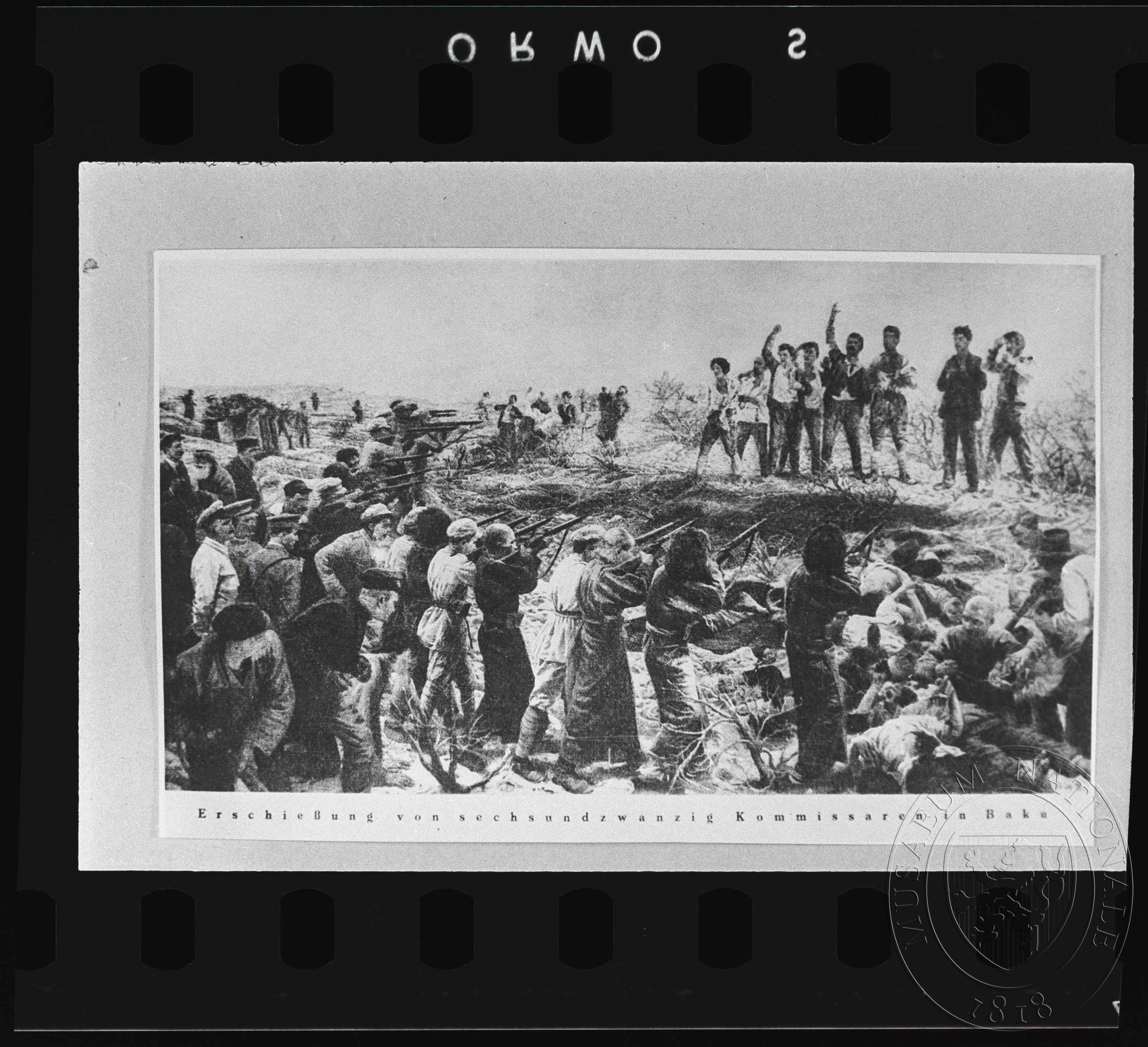 Náhledový obrázek Fotografie, zastřelení komisařů - 1