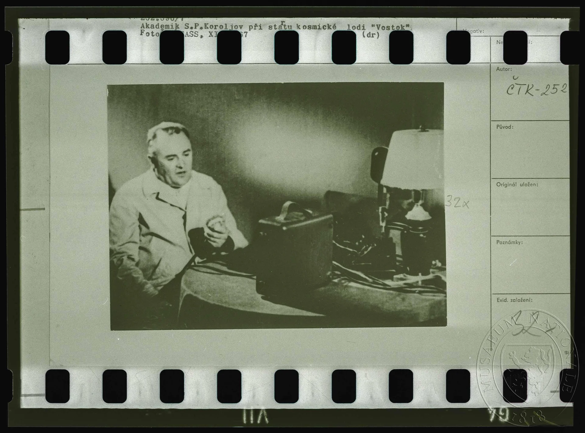Obrázek Fotografie, akademik S. P. Koroljov