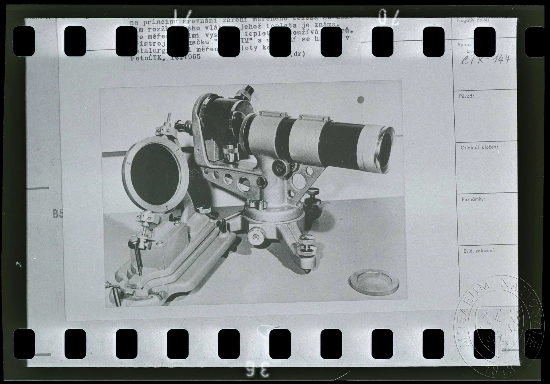 Obrázek Fotografie, metalurgický přístroj