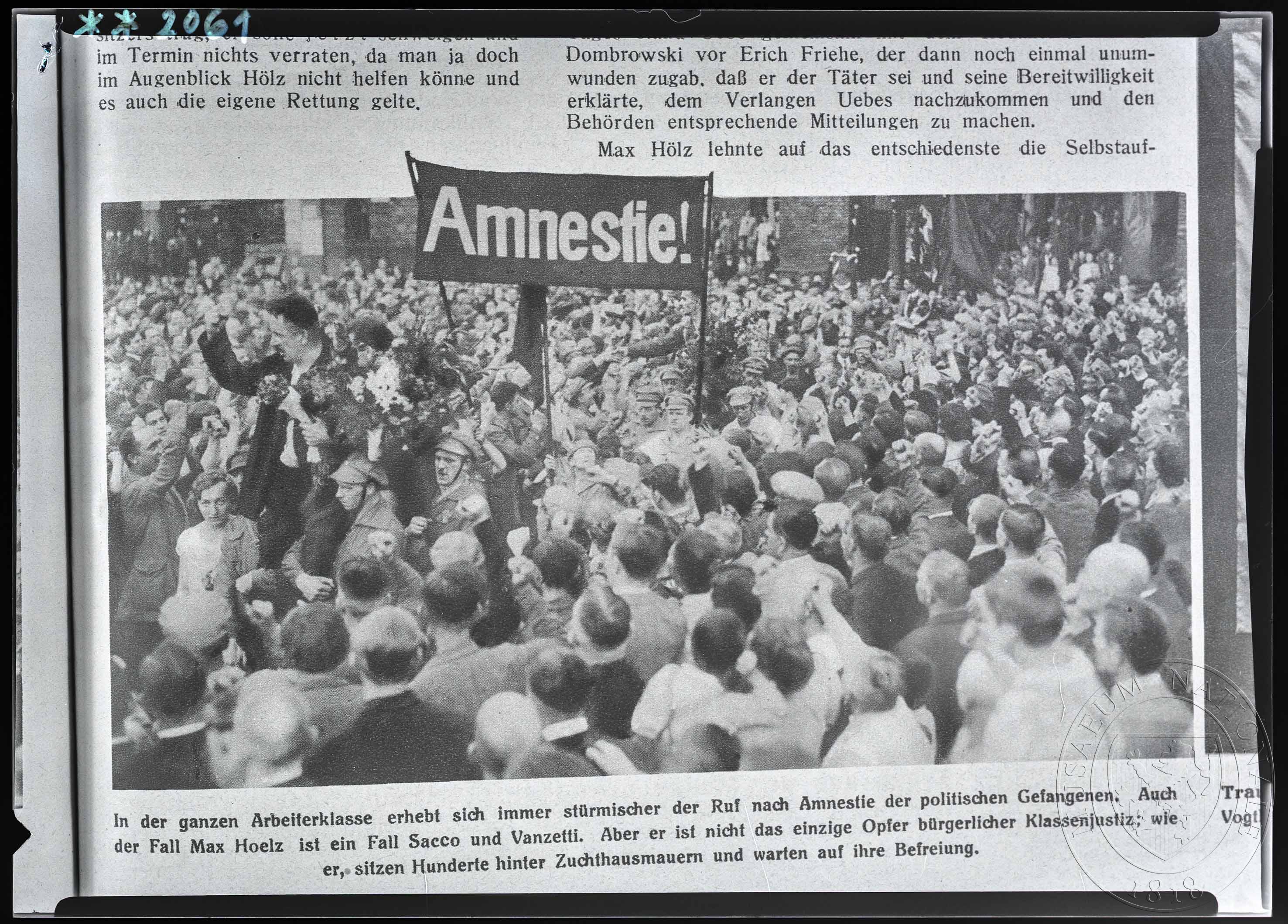 Náhledový obrázek Fotografie, demonstrace v Německu - 1
