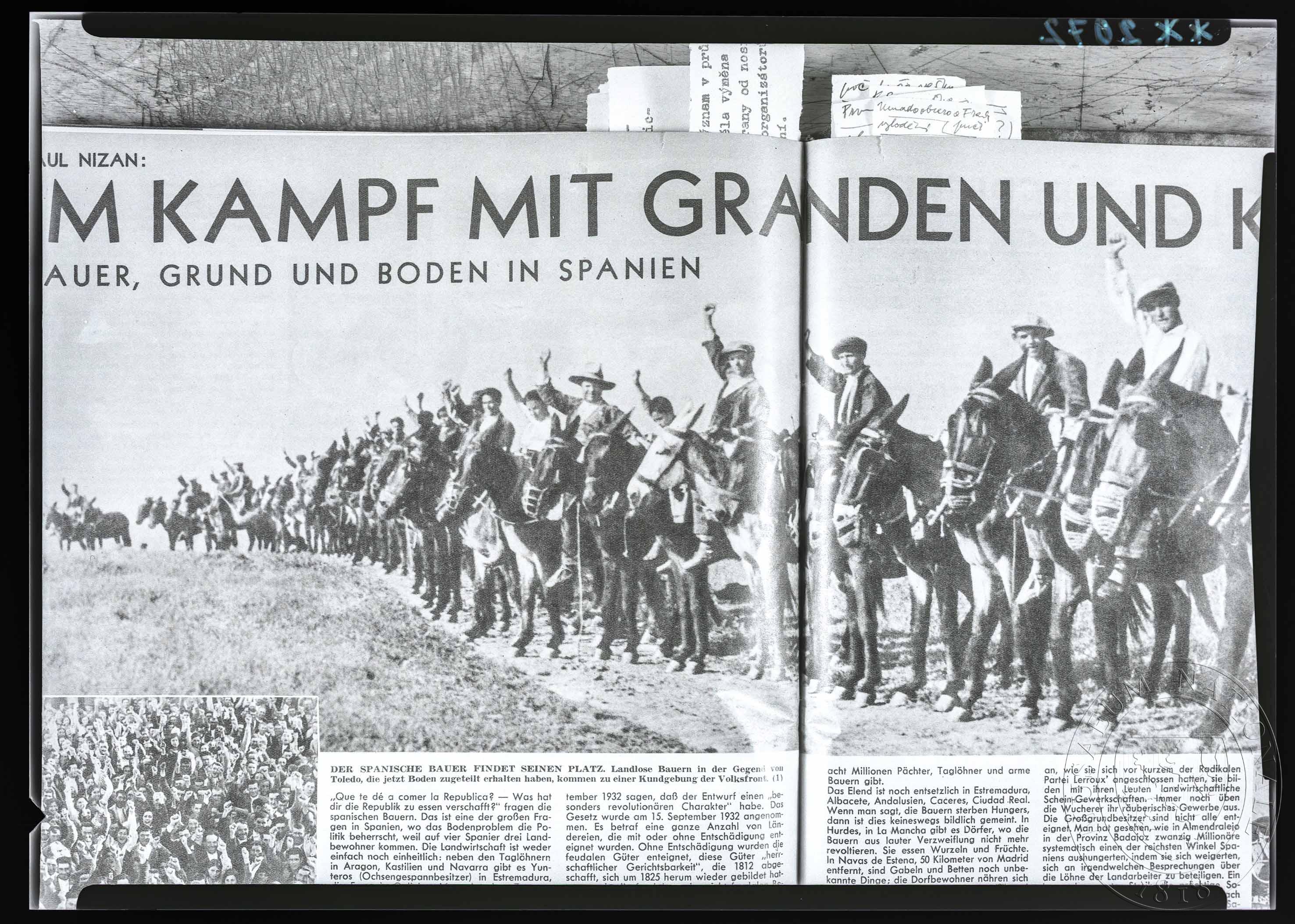 Náhledový obrázek Fotografie, Španělští rolníci našli své místo - 1