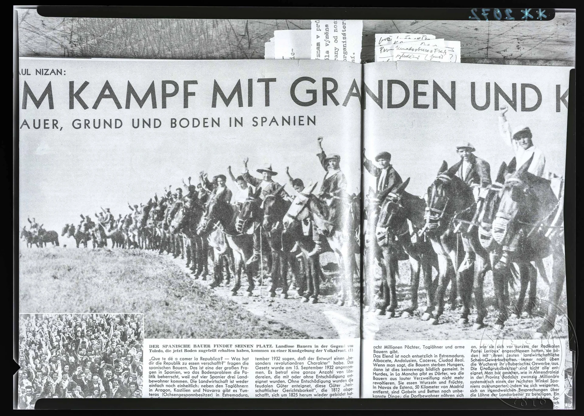 Obrázek Fotografie, Španělští rolníci našli své místo