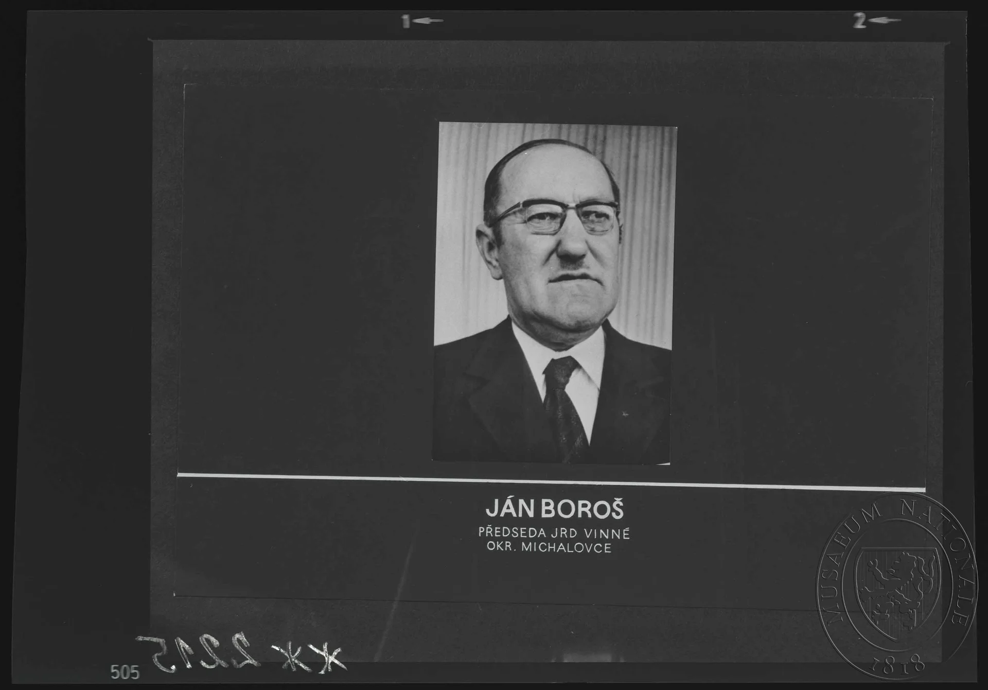 Obrázek Fotografie, Ján Boroš