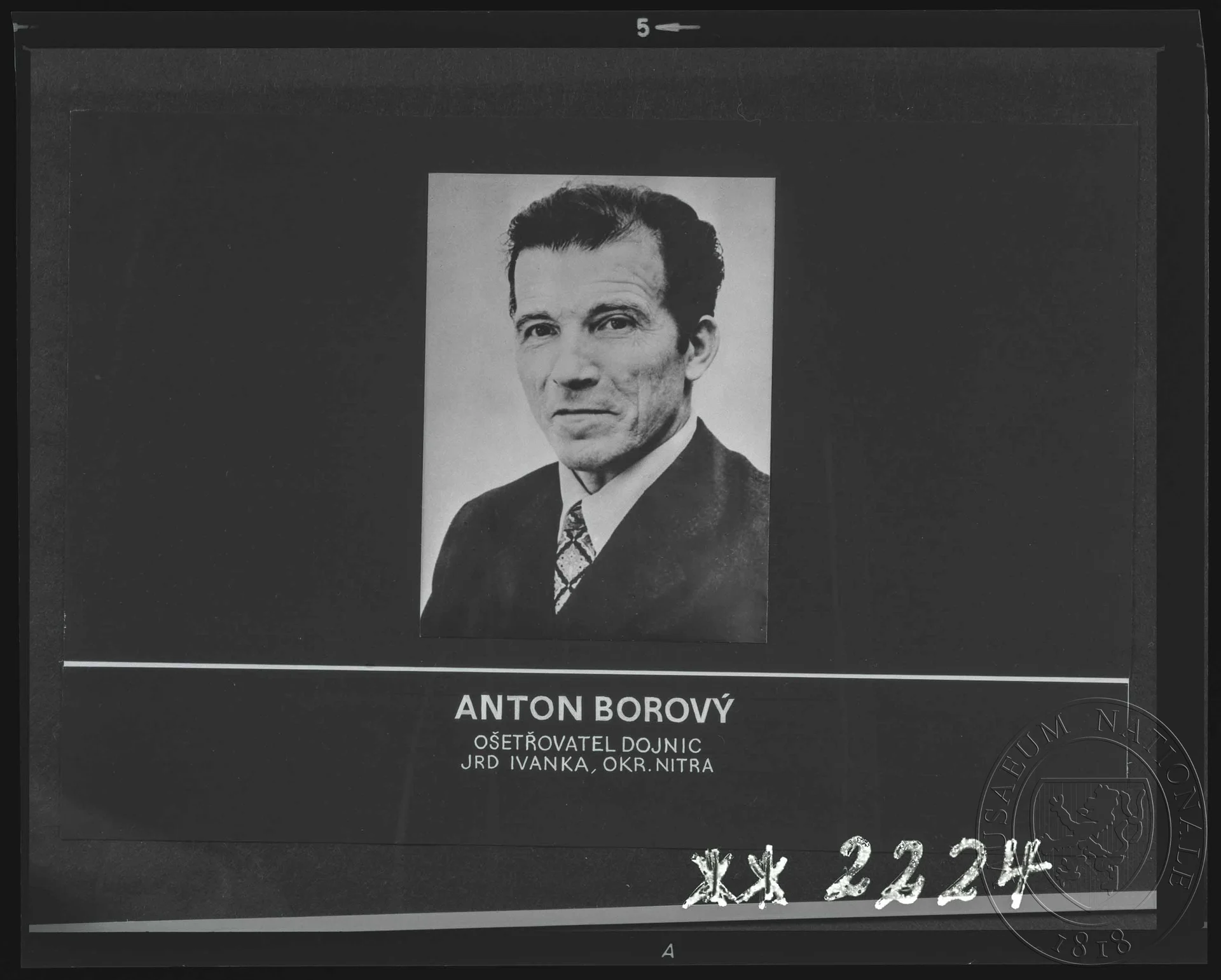 Obrázek Fotografie, Anton Borový