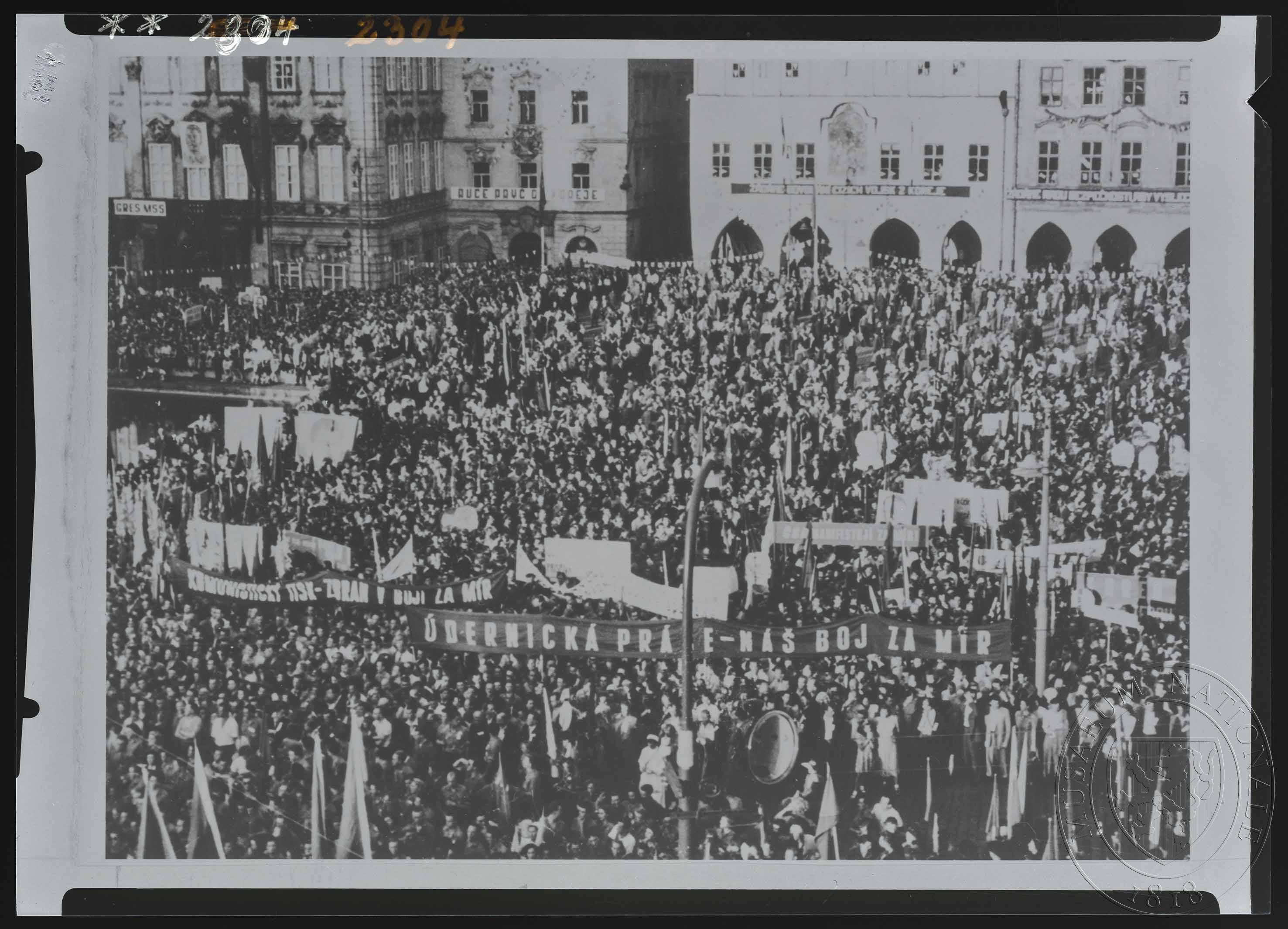 Náhledový obrázek Fotografie, manifestace - 1