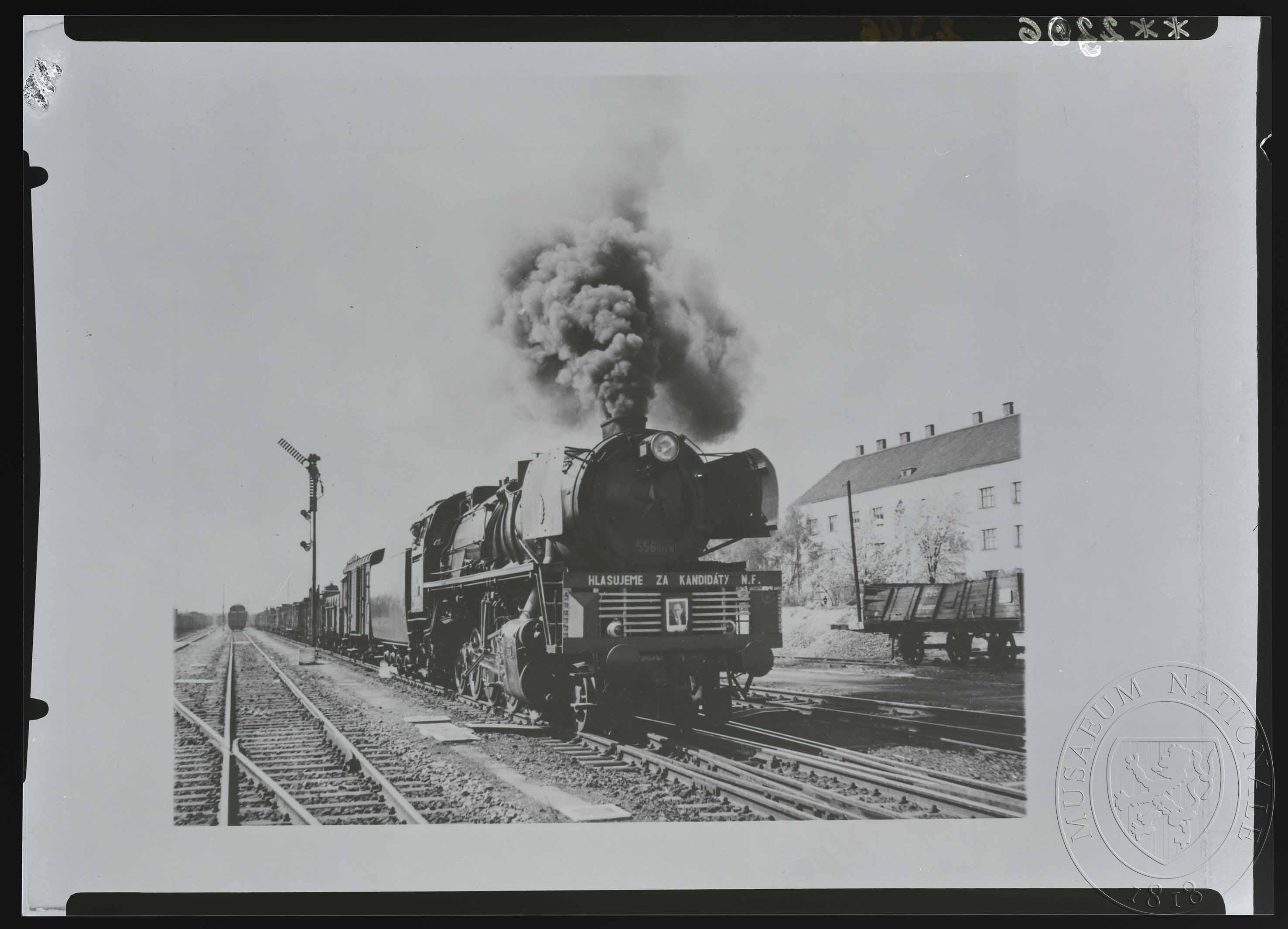 Náhledový obrázek Fotografie, volební vlak - 1
