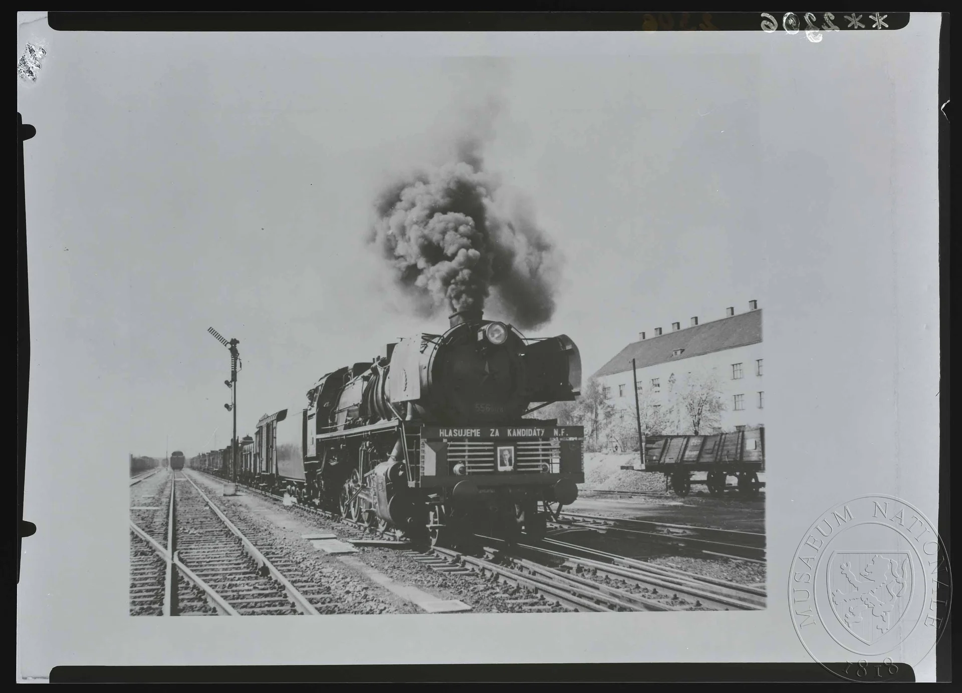 Obrázek Fotografie, volební vlak