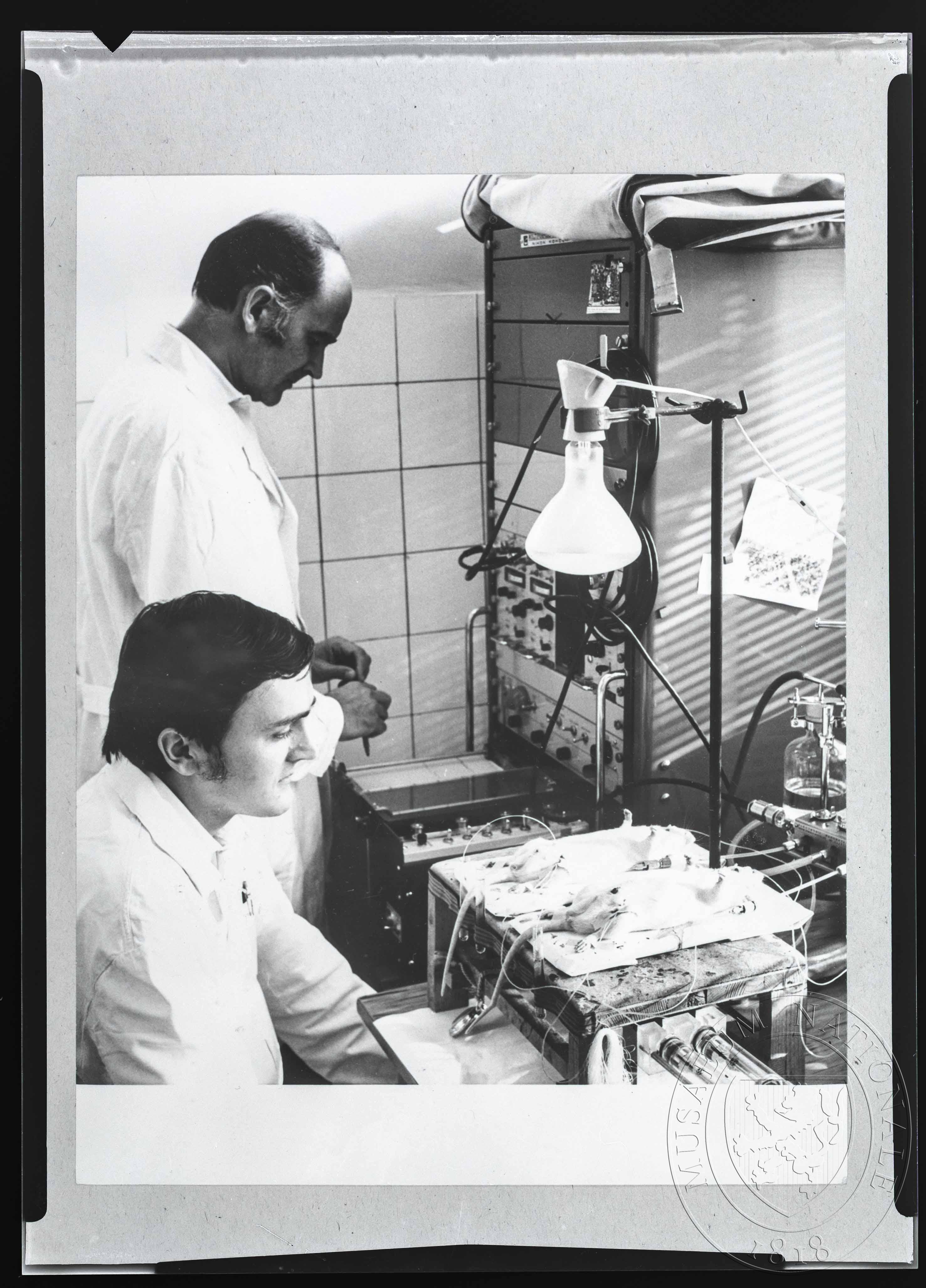Náhledový obrázek Fotografie, dva laboranti - 1