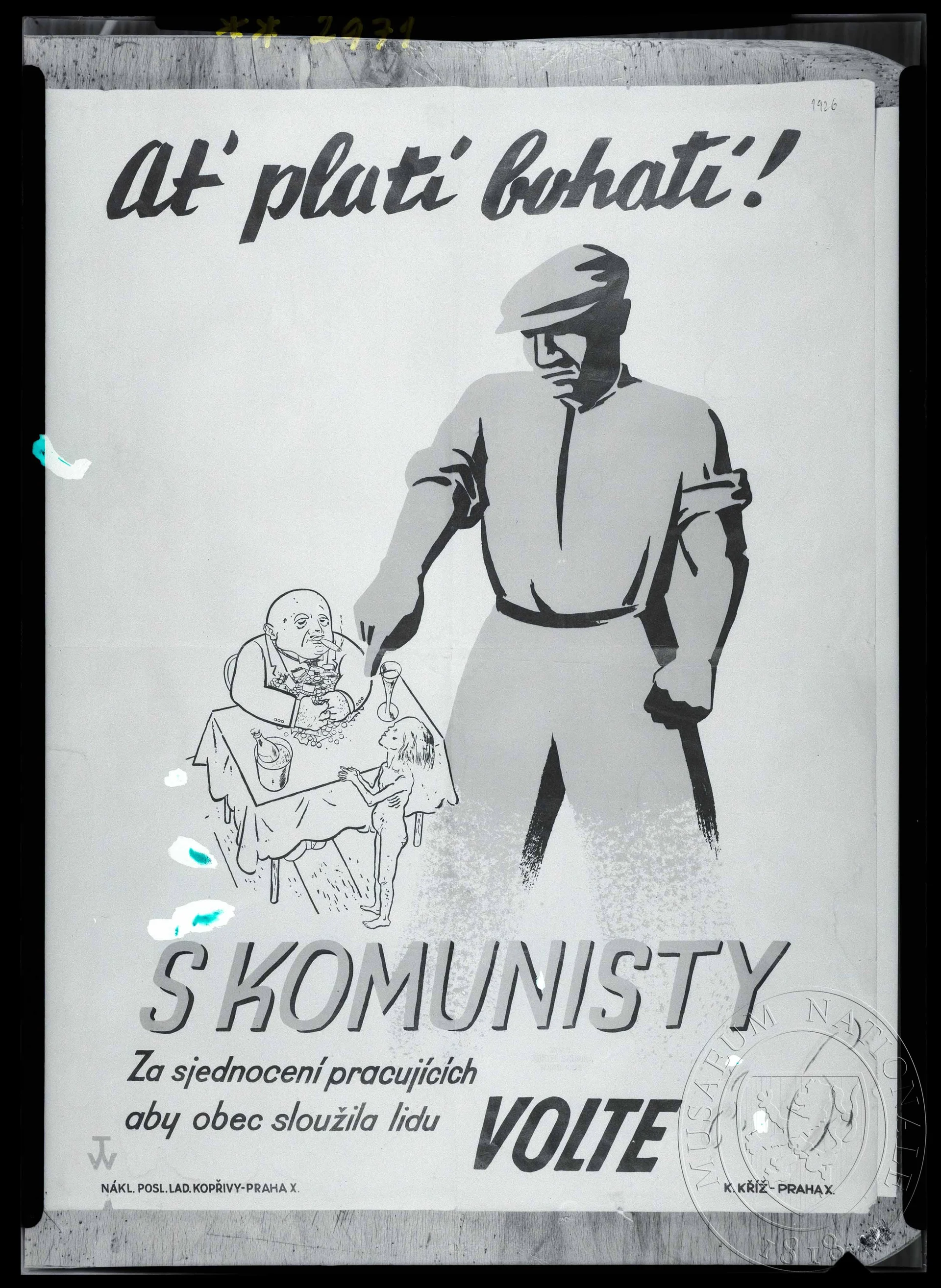 Obrázek Volební plakát KSČ