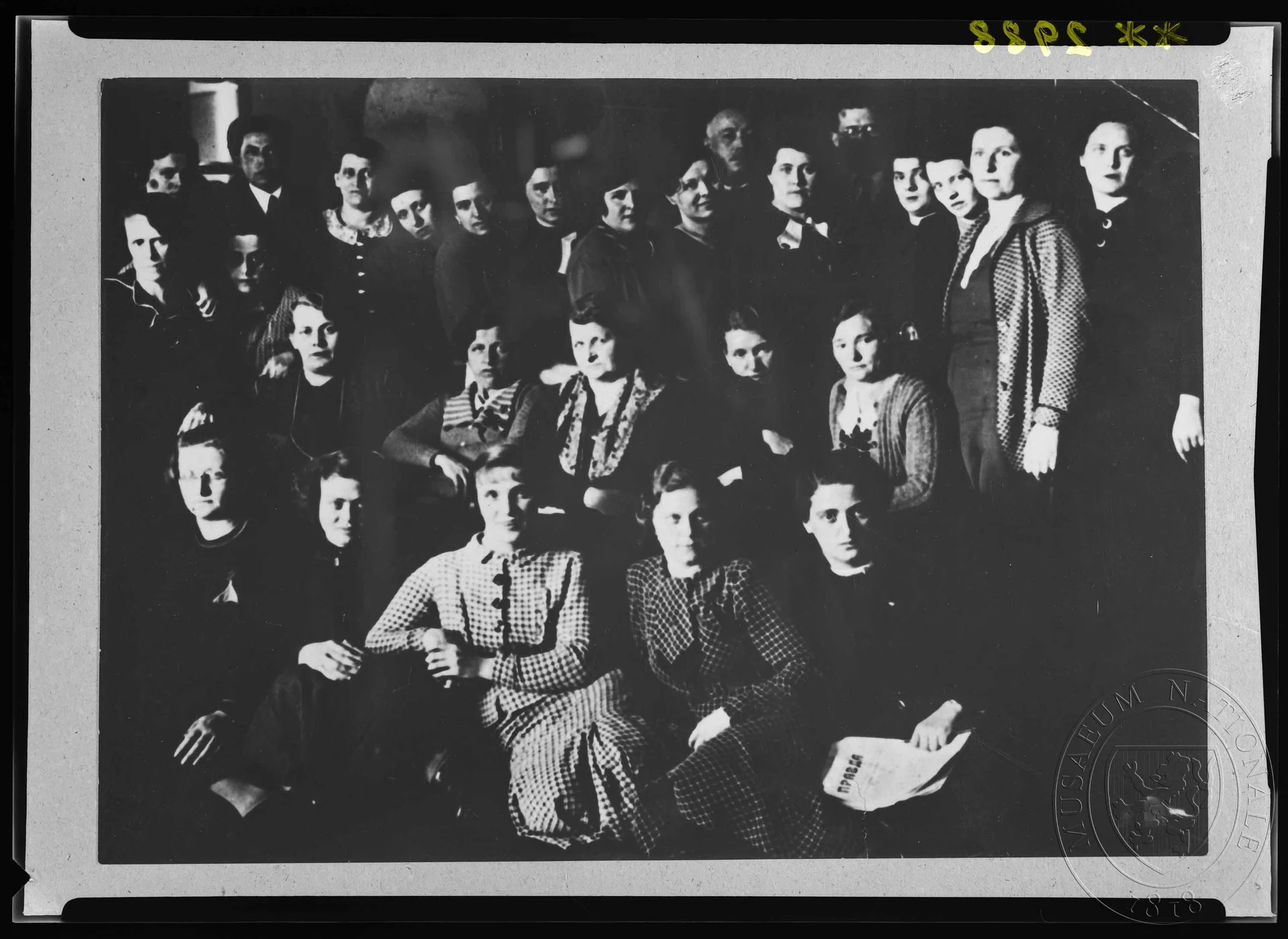 Obrázek Fotografie, delegace československých žen