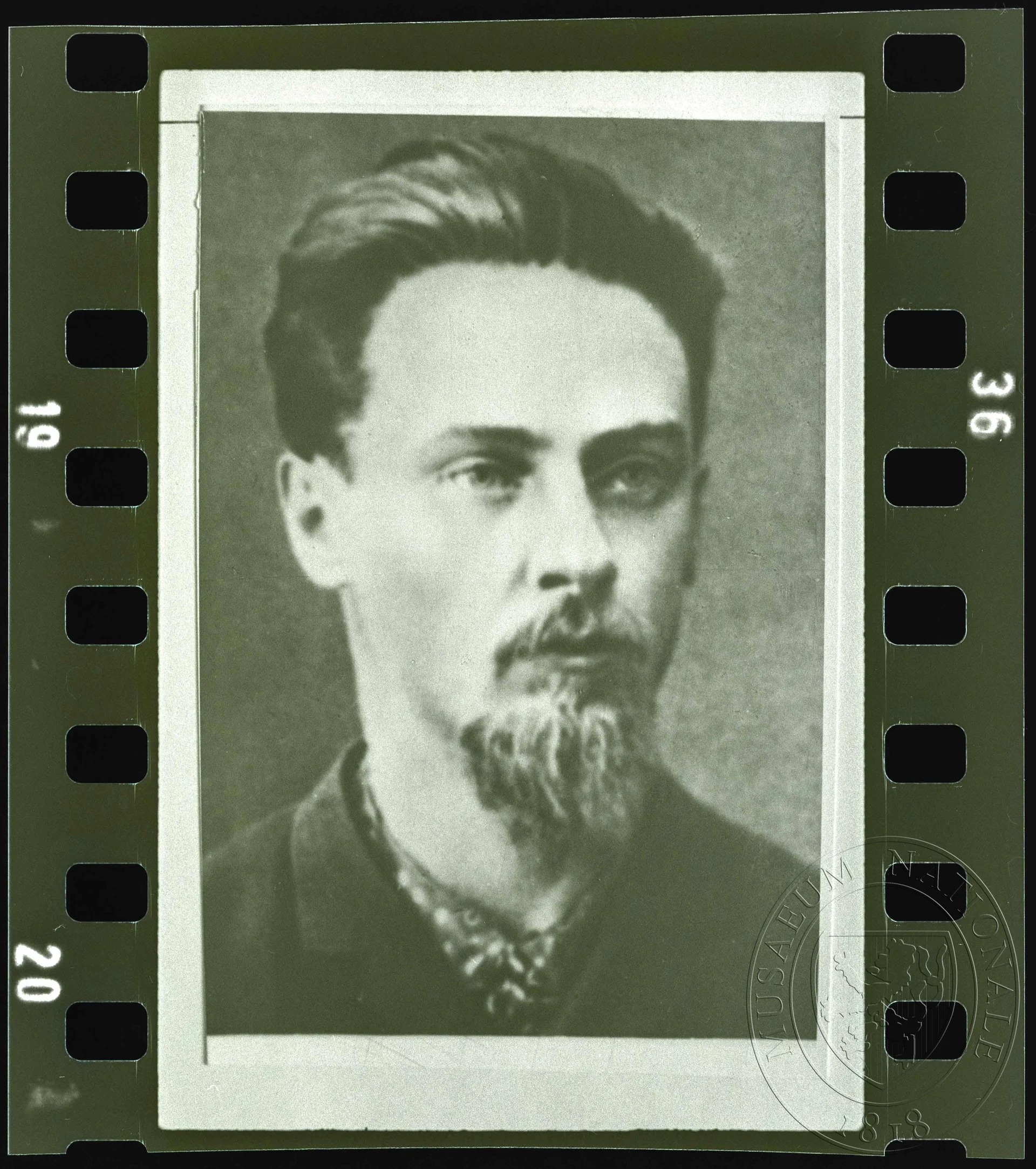 Obrázek Fotografie, muž s plnovousem