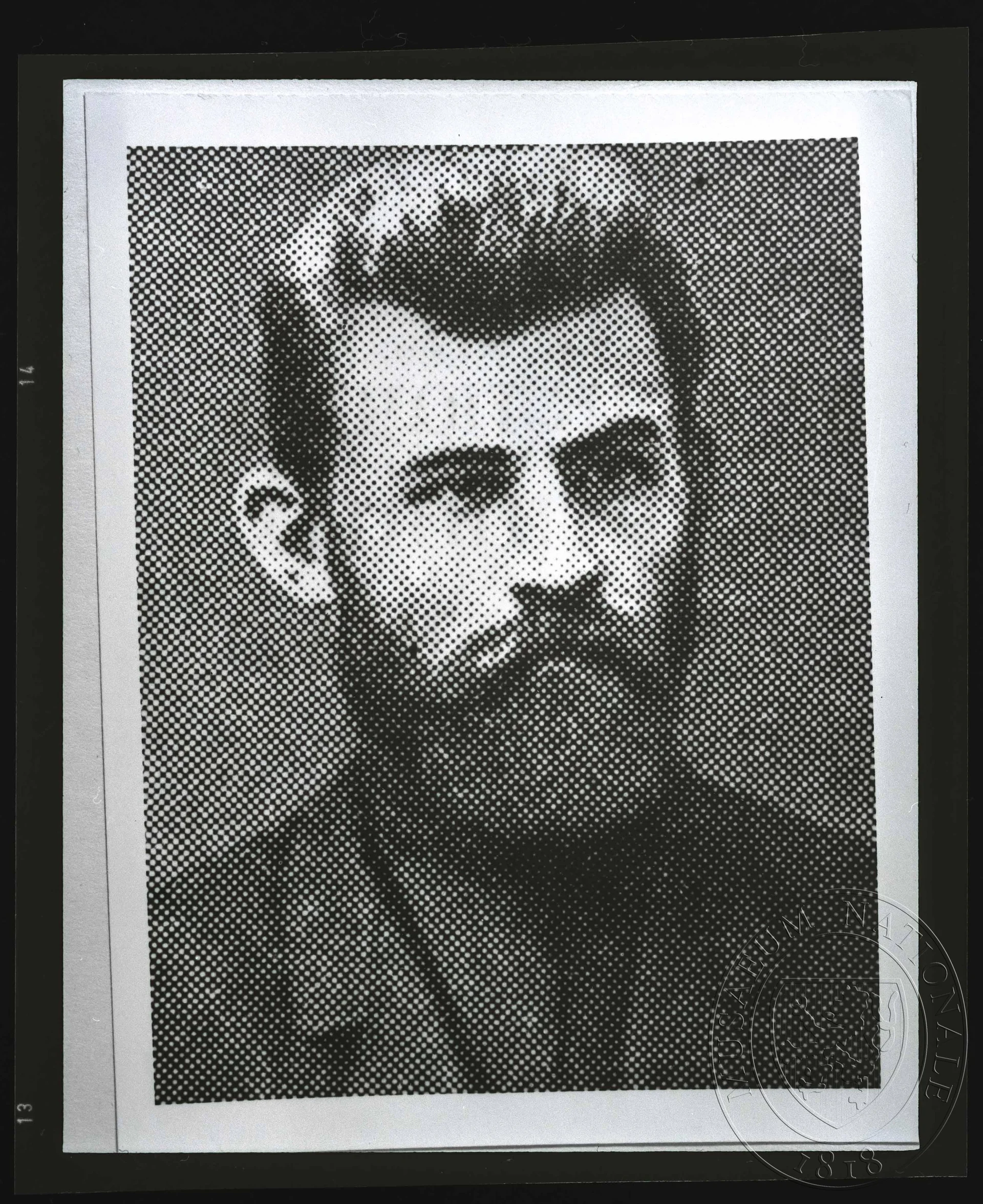 Obrázek Fotografie, muž s plnovousem