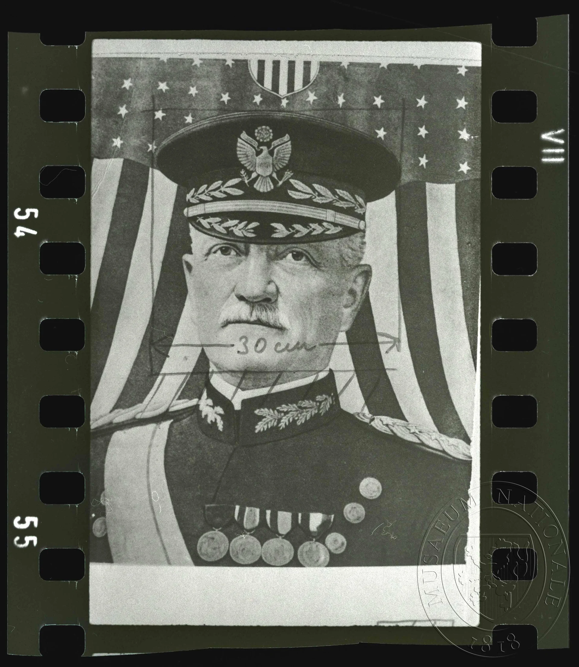 Obrázek Fotografie, generál v uniformě
