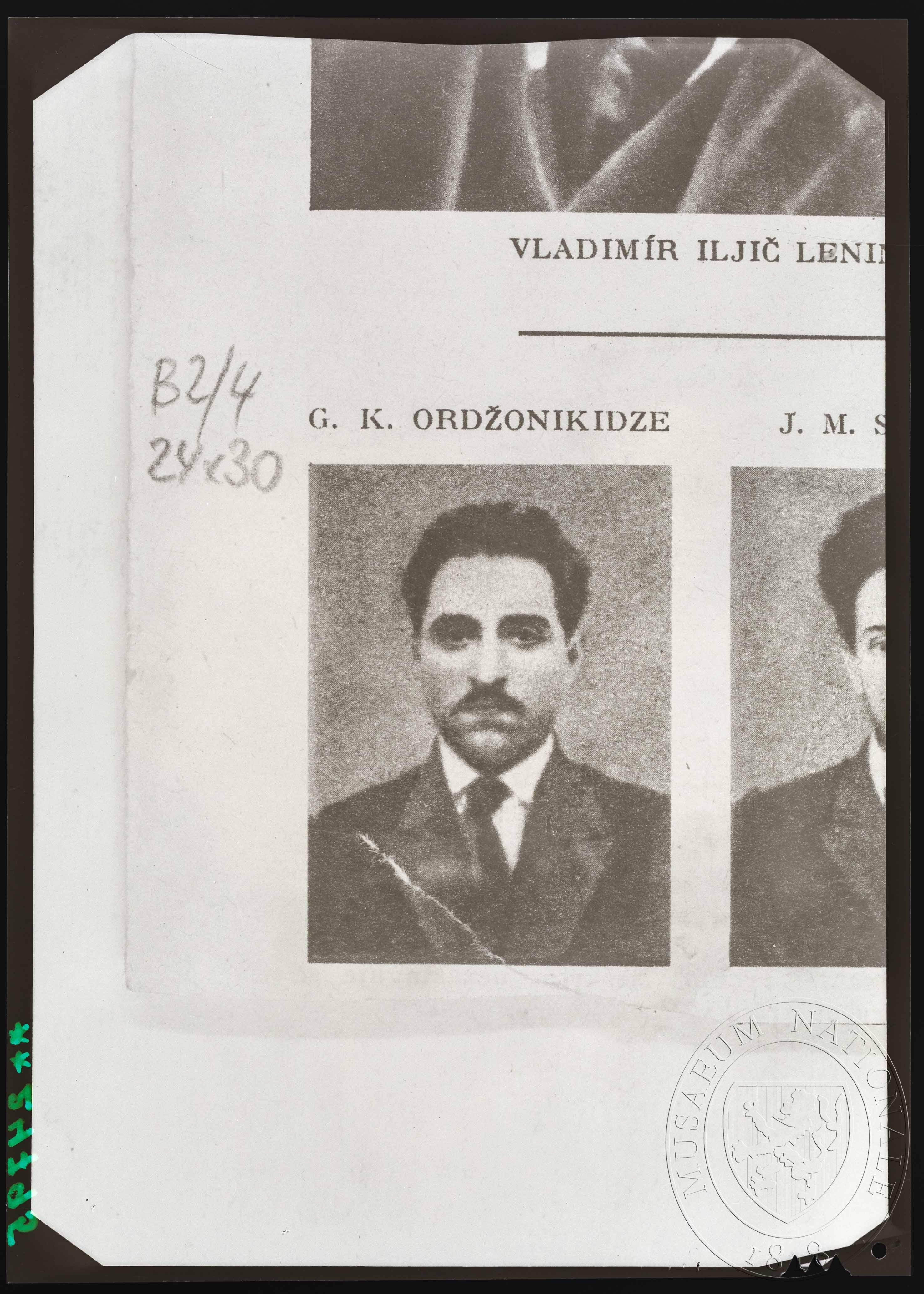 Náhledový obrázek Fotografie, G. K. Ordžonikidze - 1