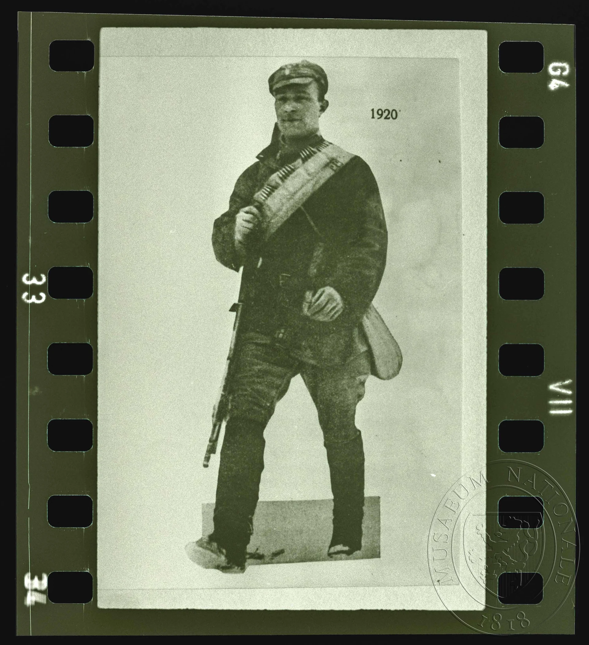 Obrázek Fotografie, sovětský kulometčík