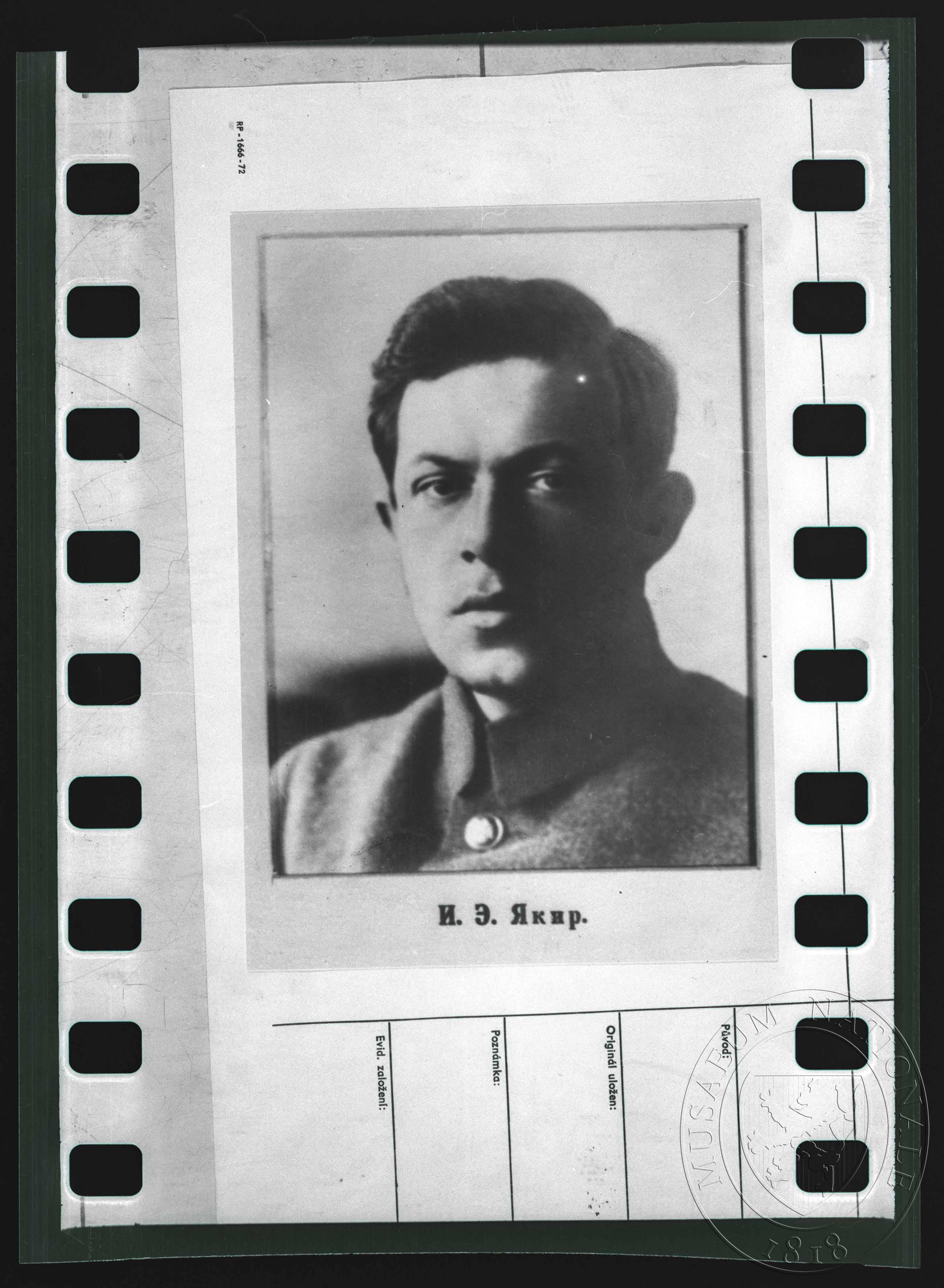 Náhledový obrázek Fotografie, I. E. Jakir - 1