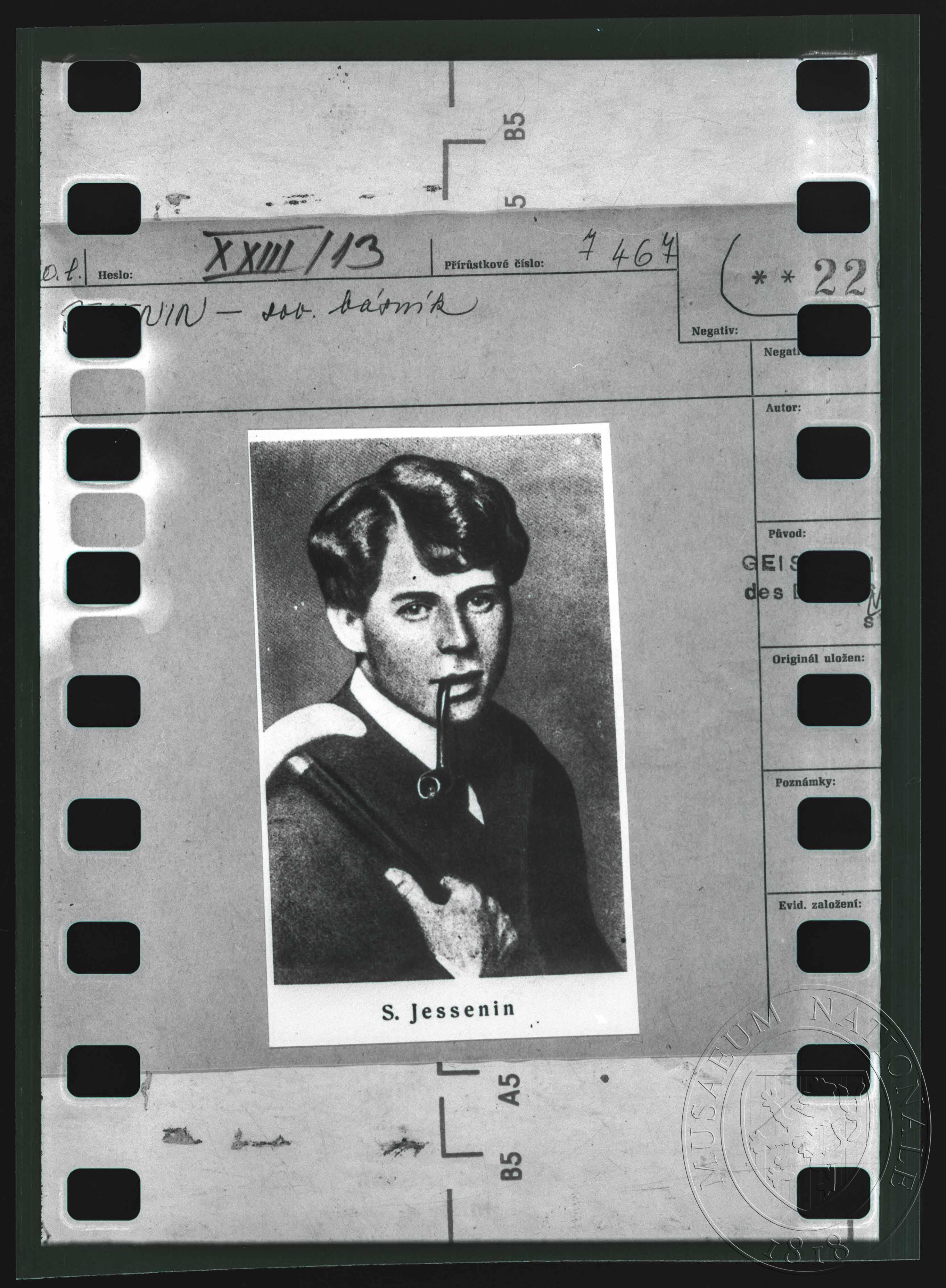 Náhledový obrázek Fotografie, Sergej Jesenin - 1