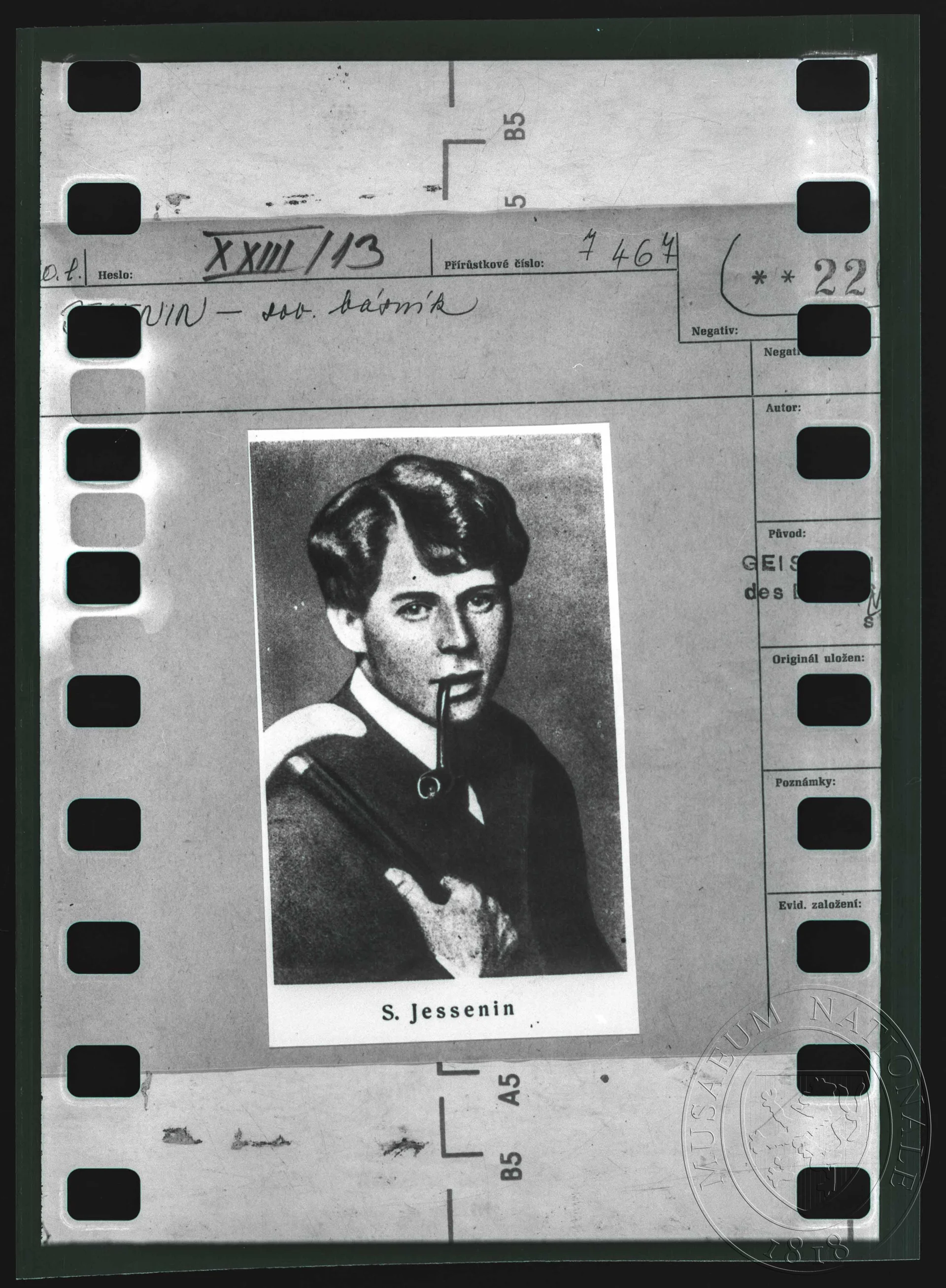 Obrázek Fotografie, Sergej Jesenin