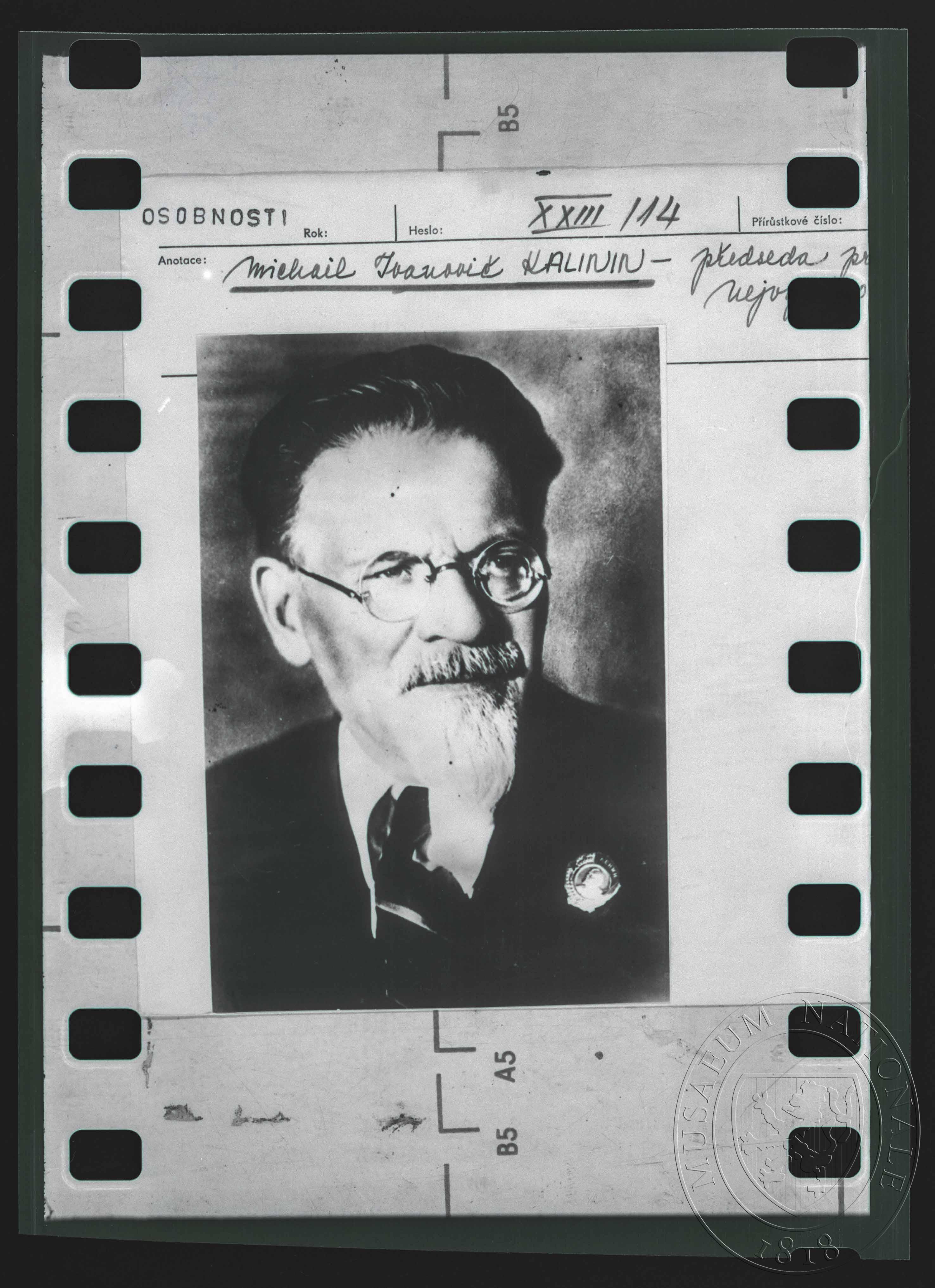 Náhledový obrázek Fotografie, M. I. Kalinin - 1