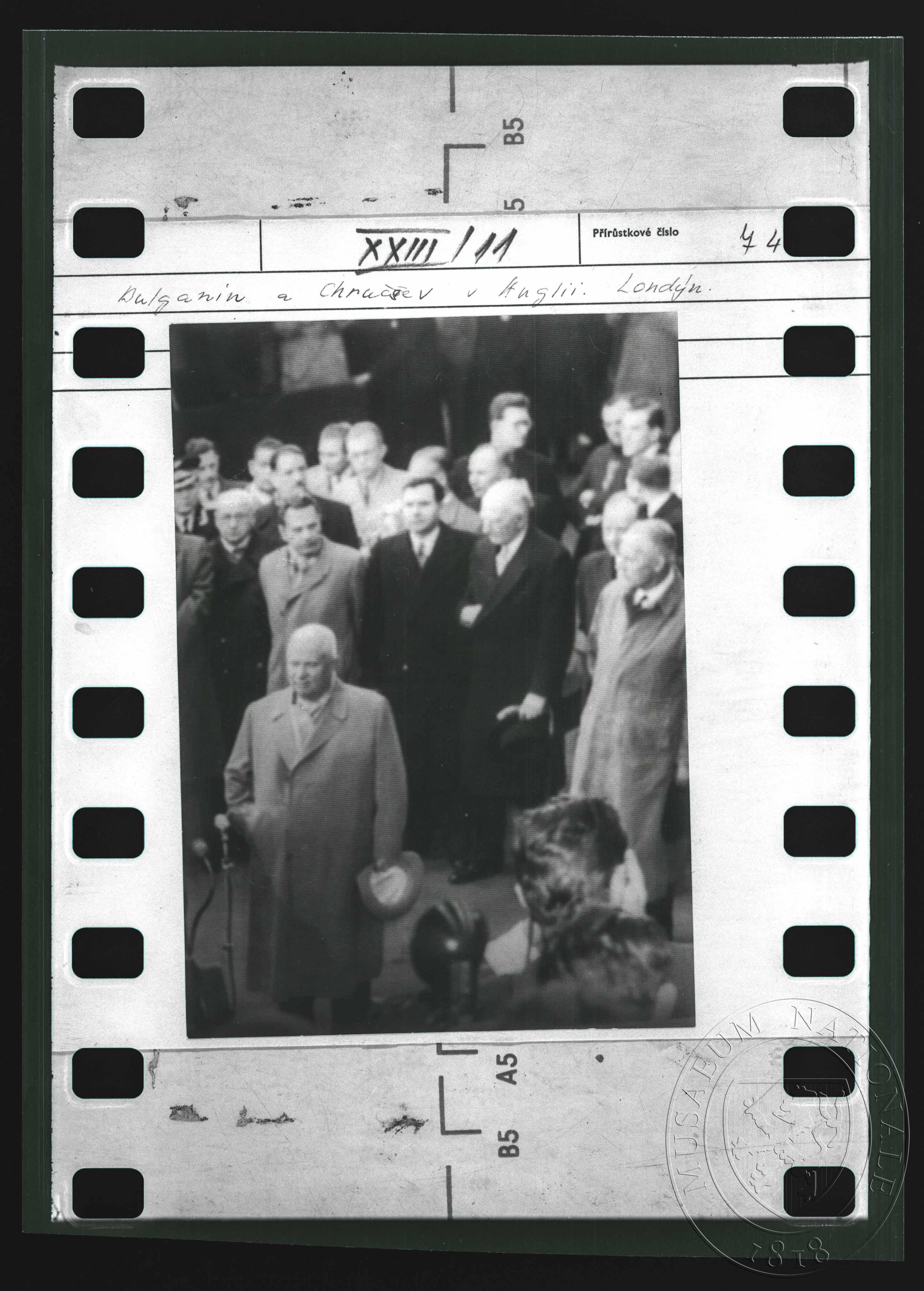 Náhledový obrázek Fotografie, N. S. Chruščov v Londýně - 1