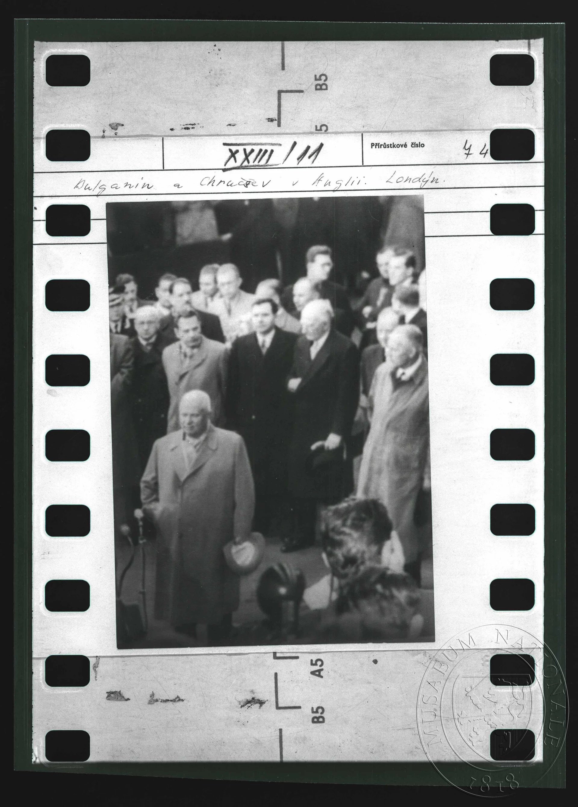 Obrázek Fotografie, N. S. Chruščov v Londýně