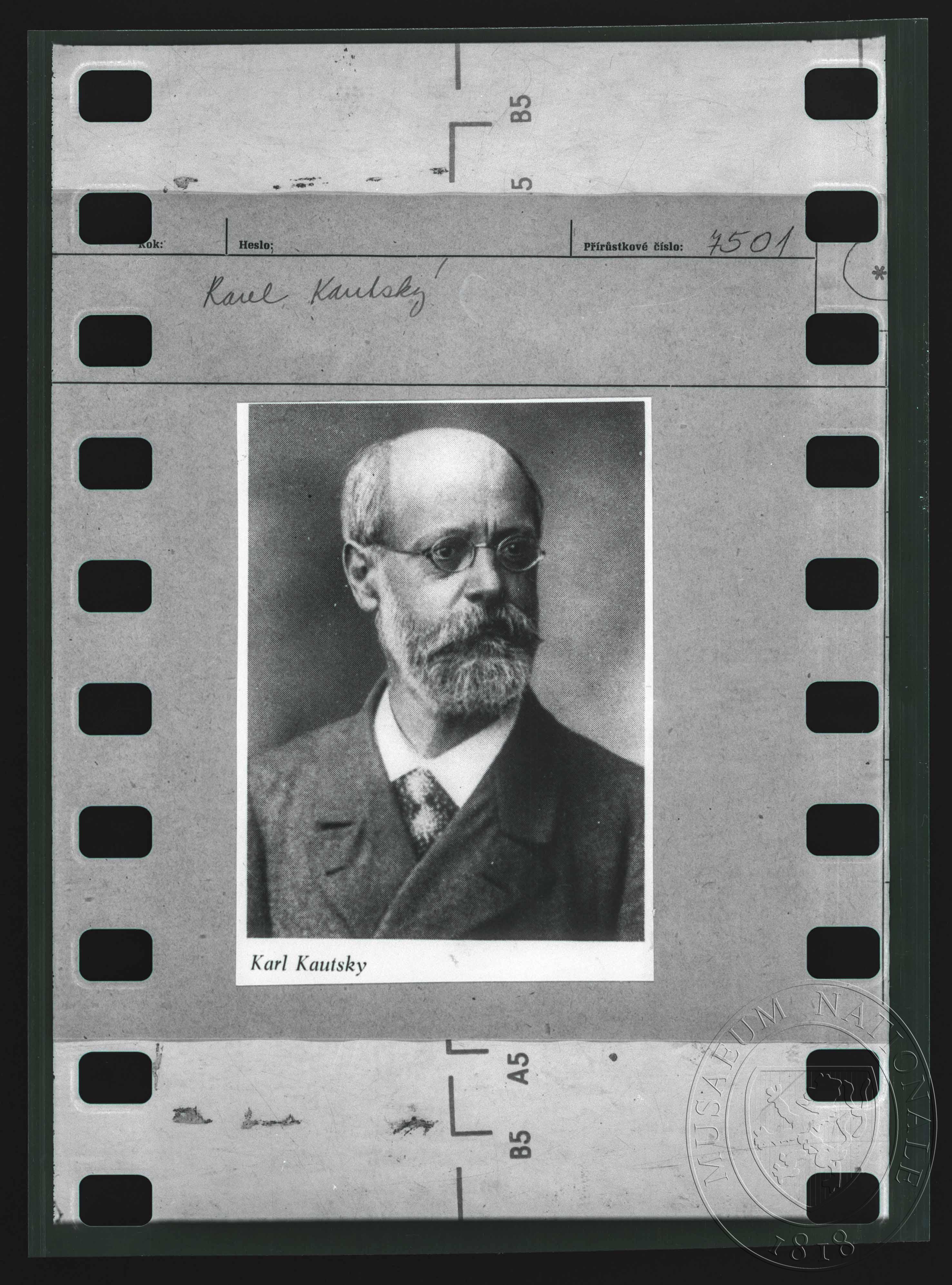 Náhledový obrázek Fotografie, Karel Kautský - 1
