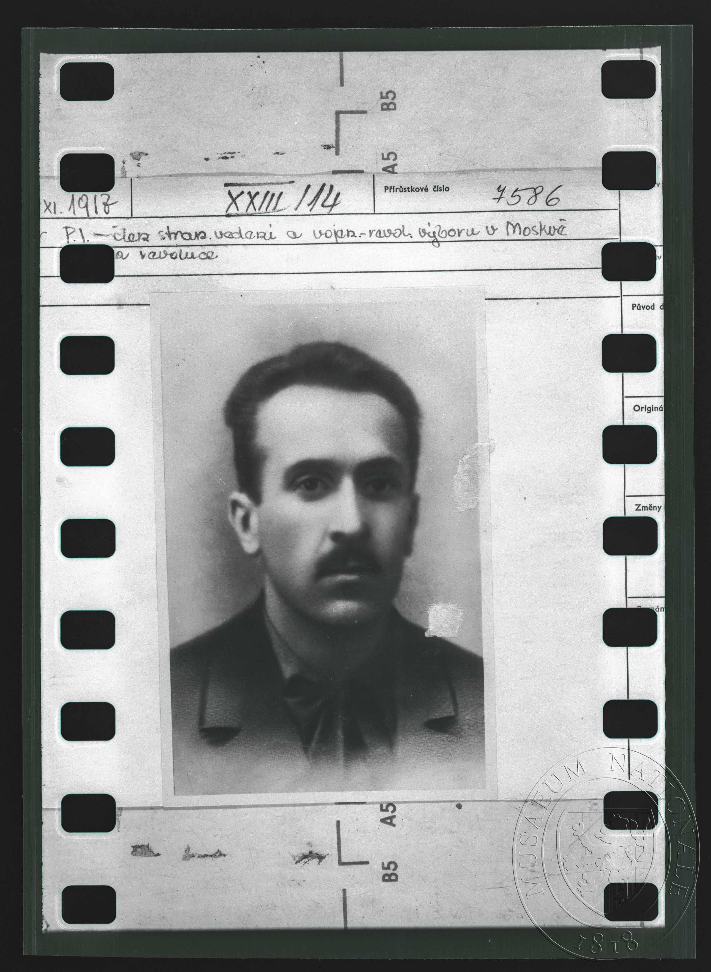 Náhledový obrázek Fotografie, člen stranického vedení v Moskvě - 1