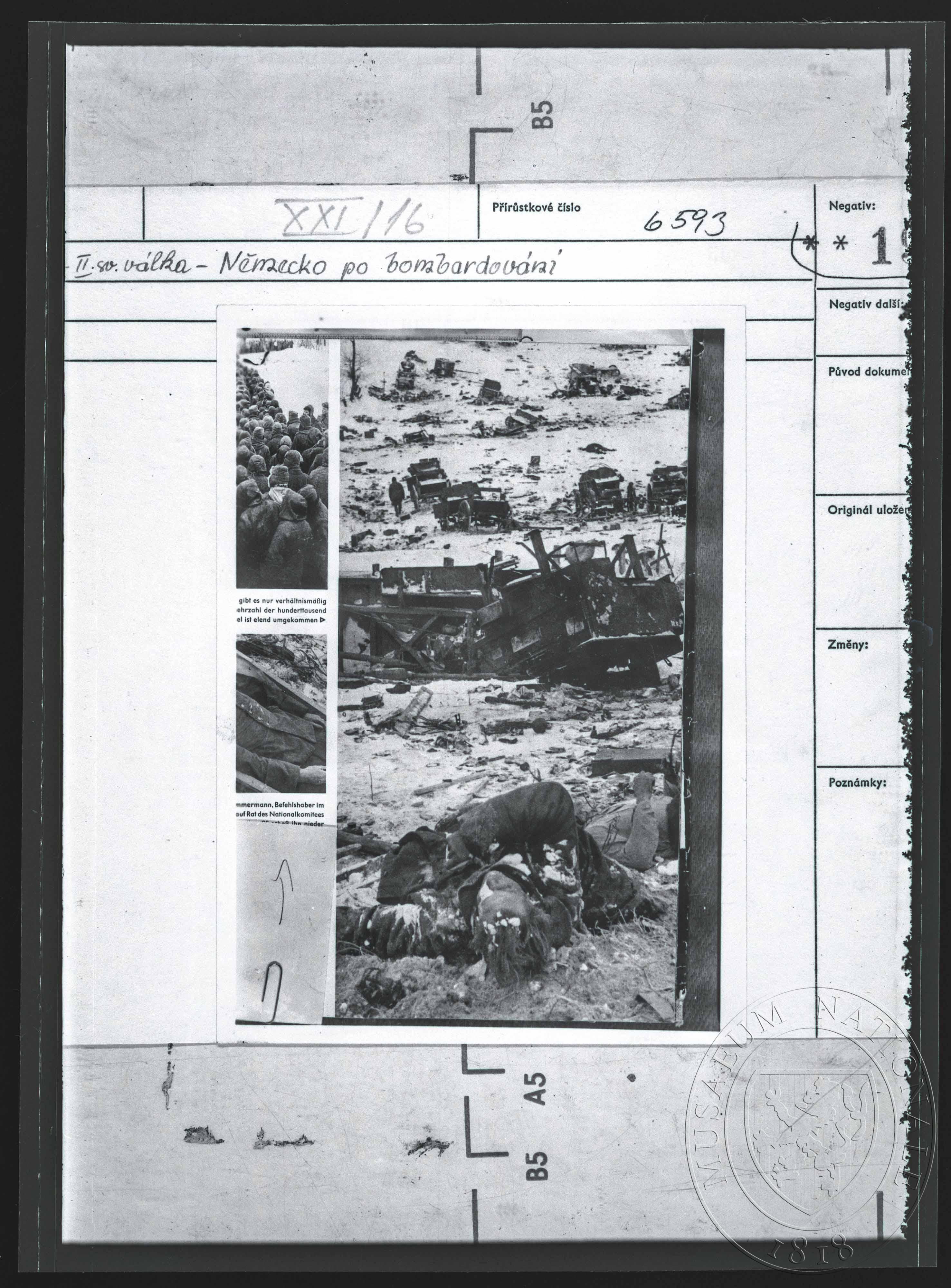 Náhledový obrázek Fotografie, Německo po bombardování - 1