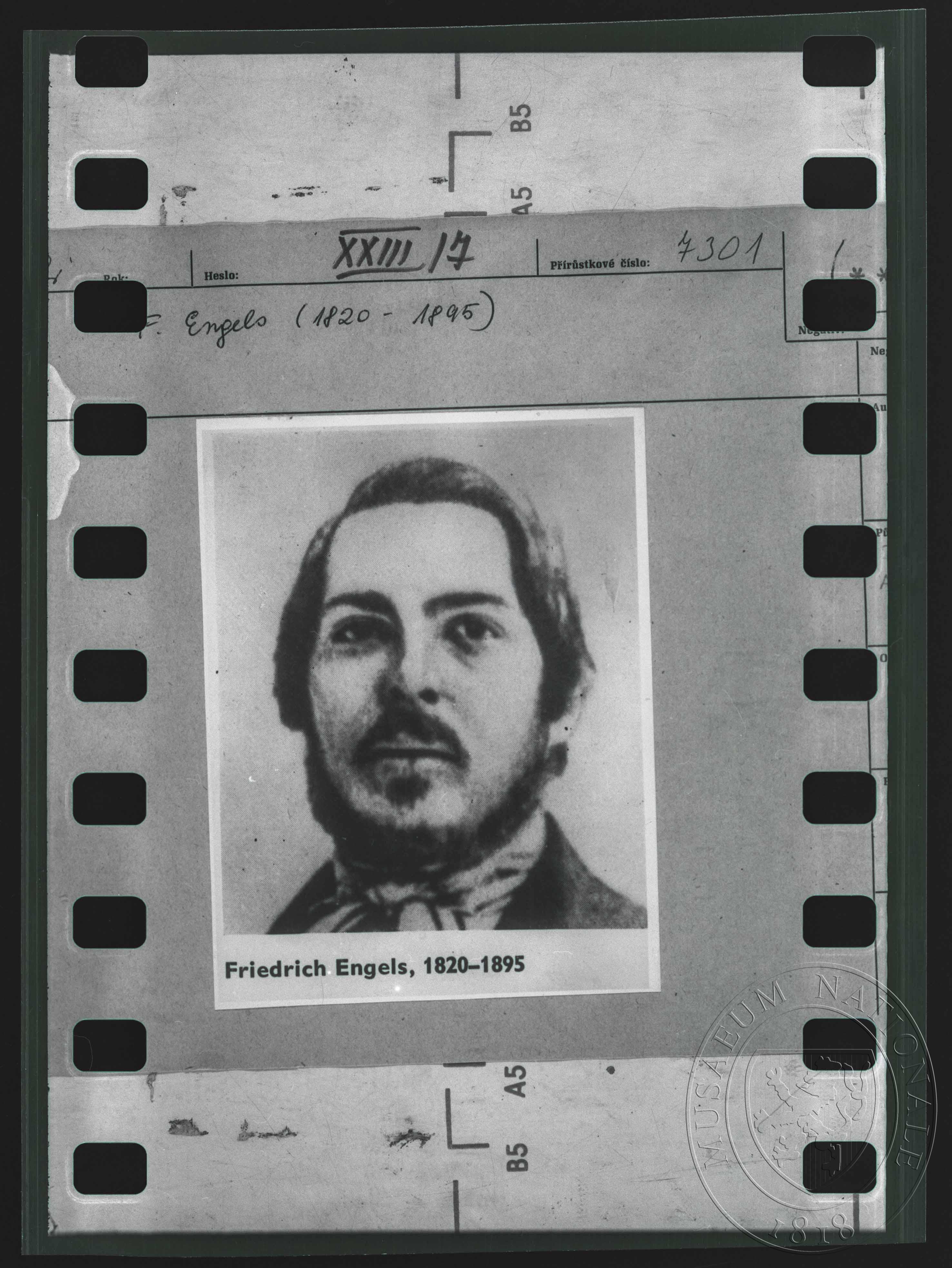 Náhledový obrázek Fotografie, Bedřich Engels - 1