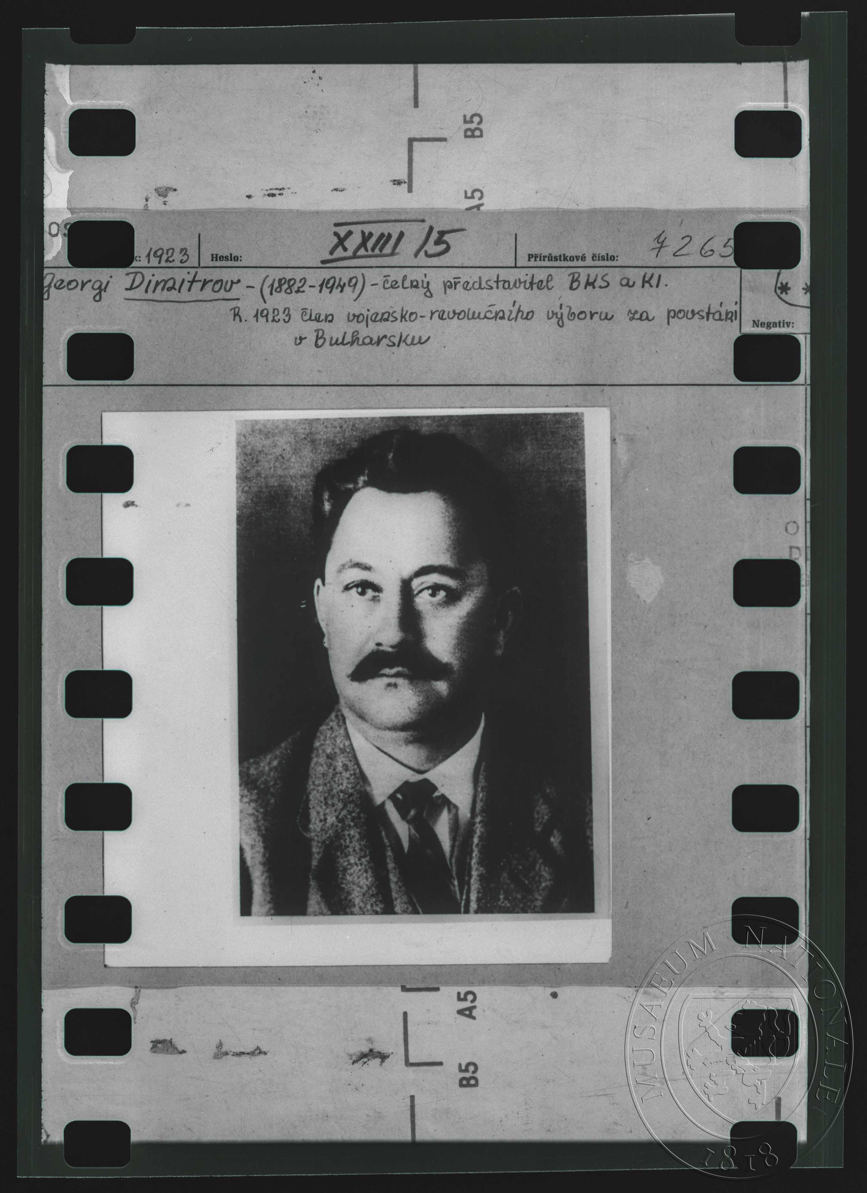 Náhledový obrázek Fotografie, Georgi Dimitrov - 1