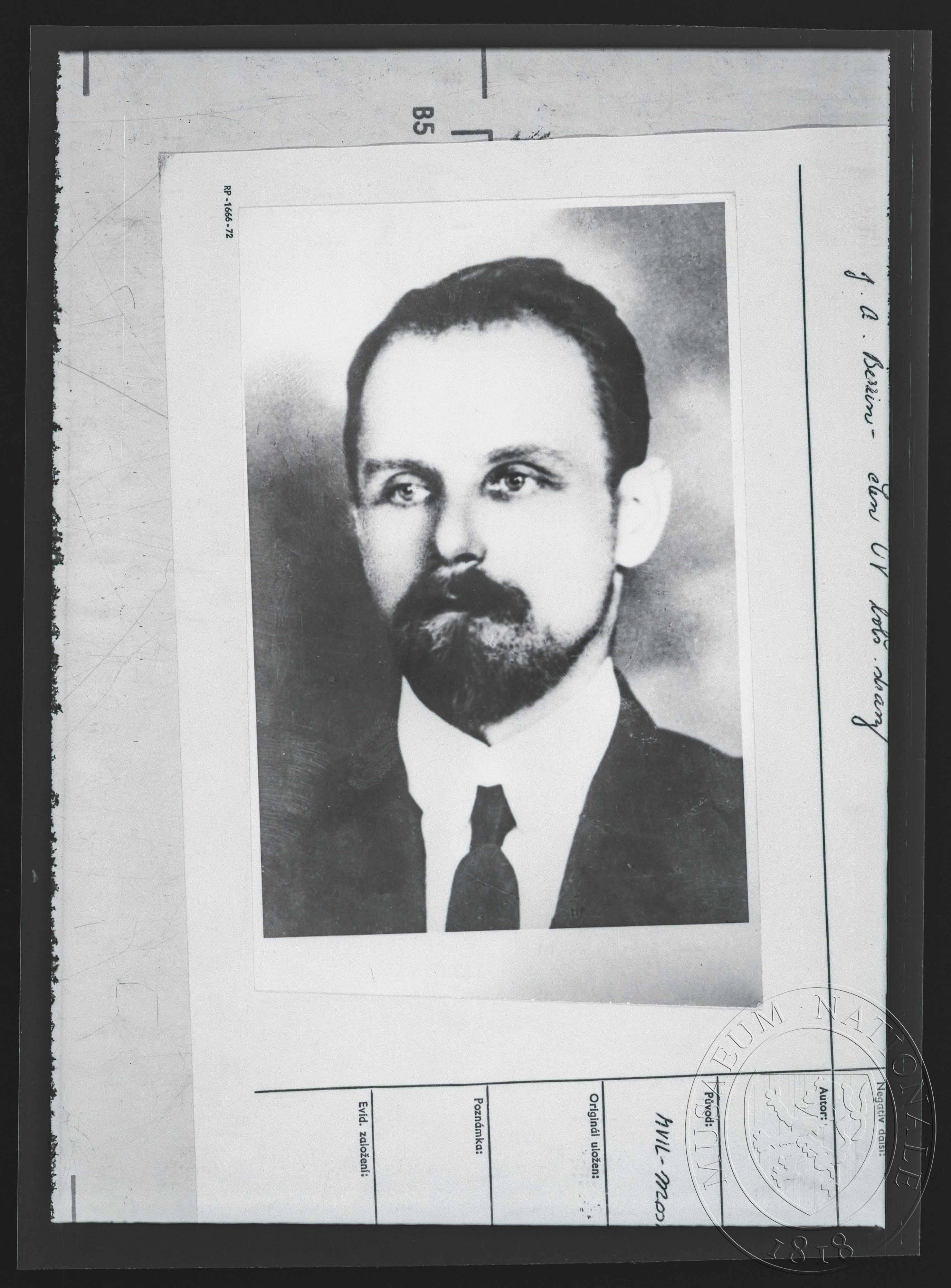 Náhledový obrázek Fotografie, J. K. Berzin - 1