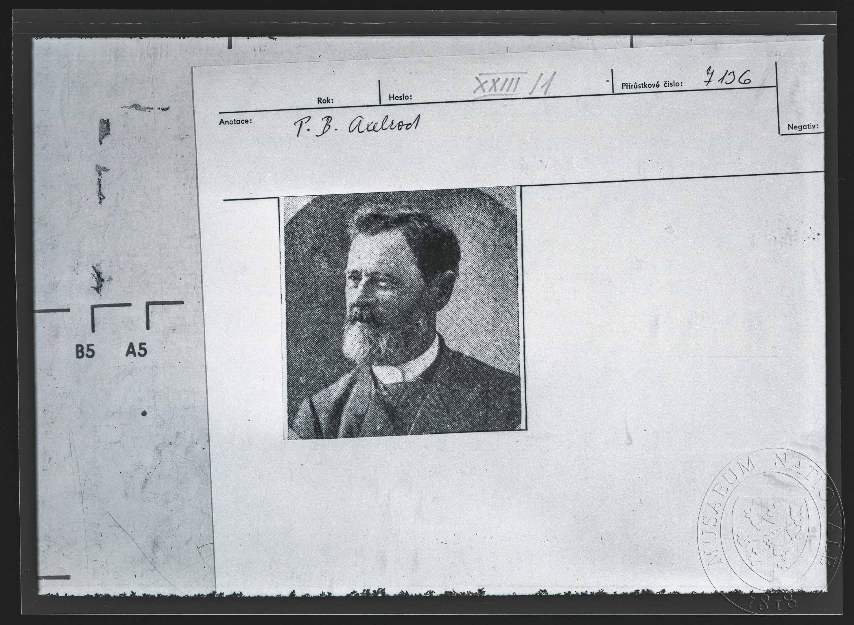 Náhledový obrázek Fotografie, Pavel Borisovič Axelrod - 1