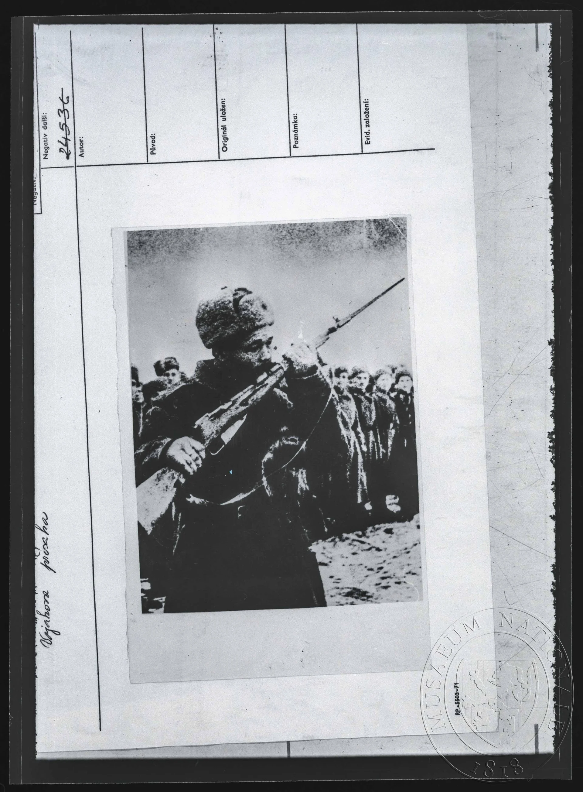 Obrázek Fotografie, přísaha vojáka