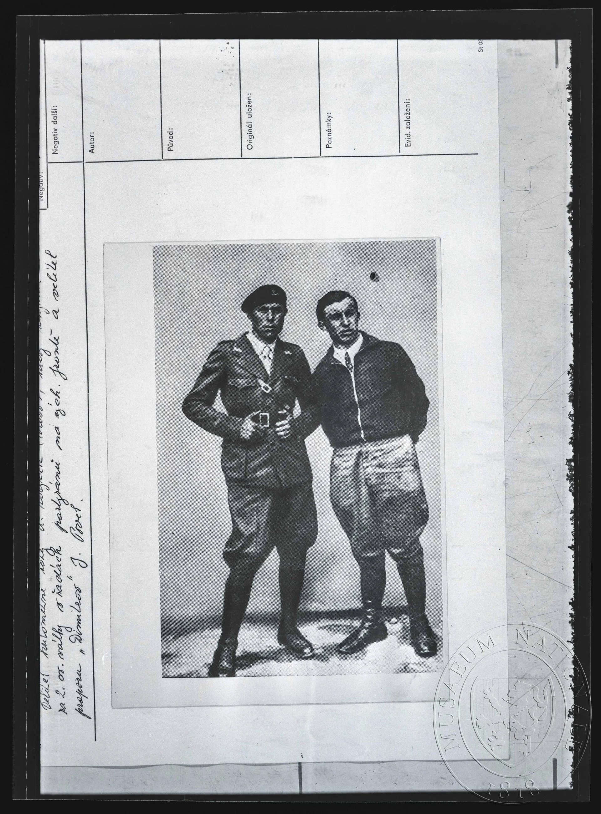 Obrázek Fotografie, velitel praporu Dimitrov Pavel
