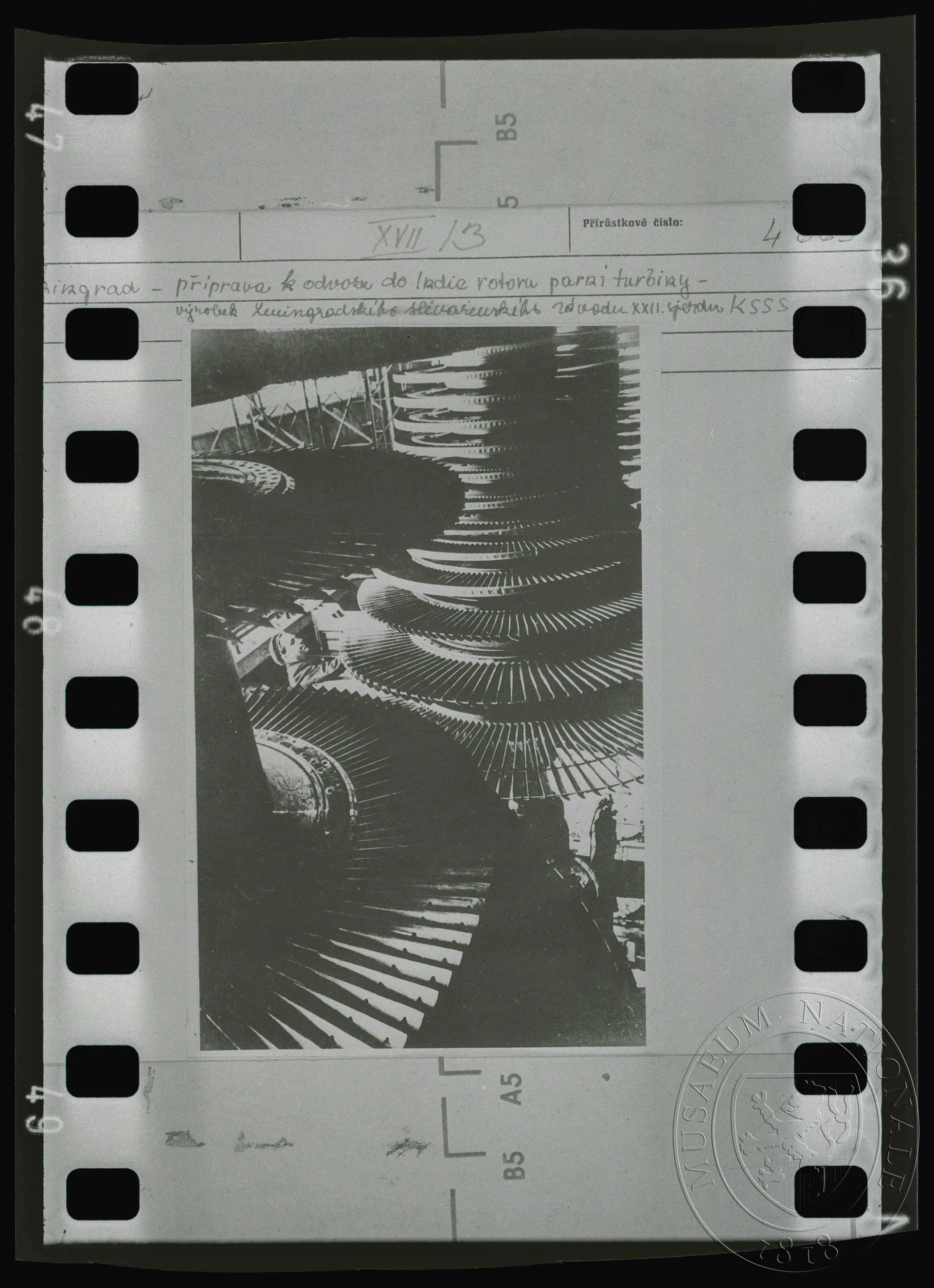 Obrázek Fotografie, parní turbíny