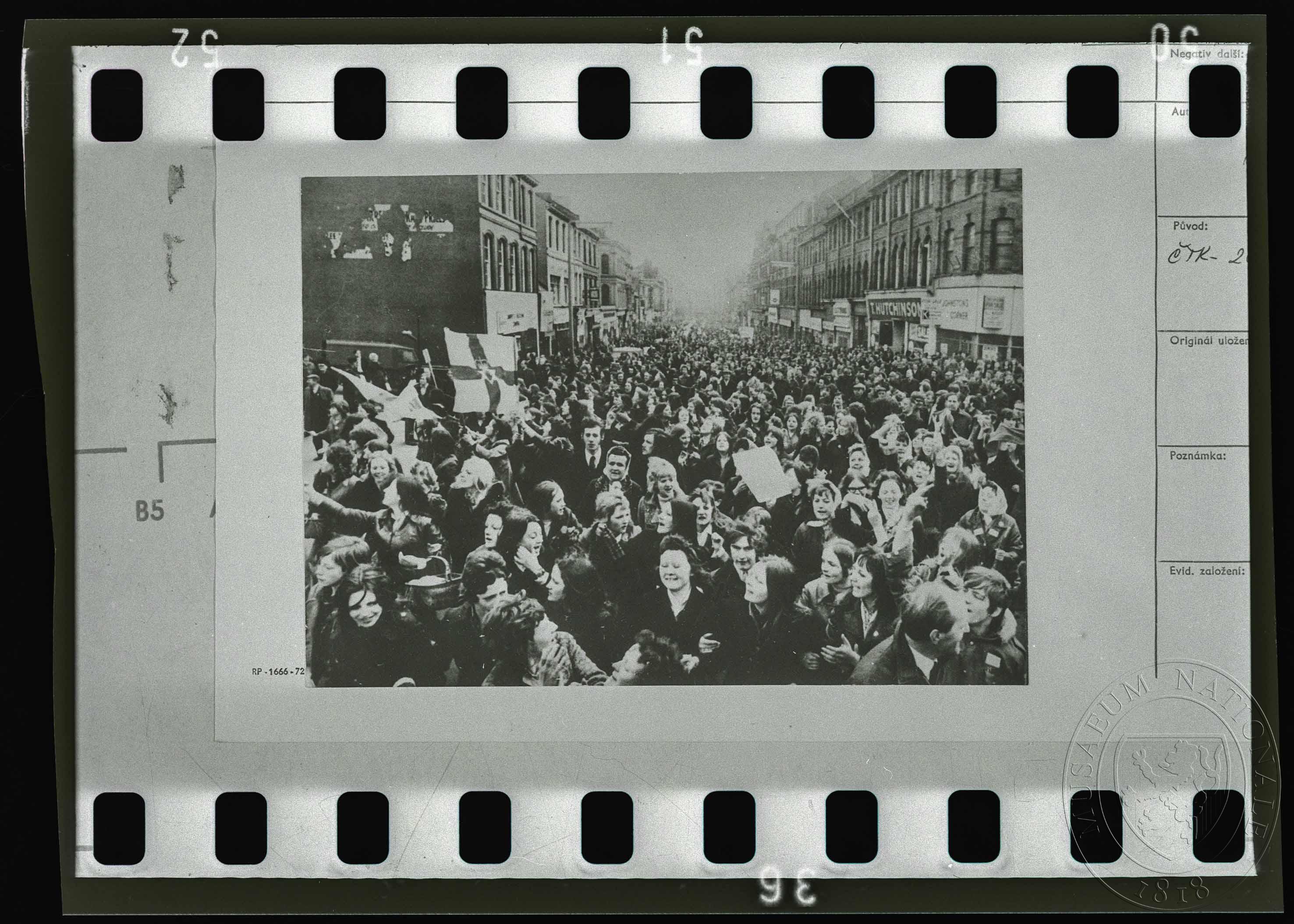 Náhledový obrázek Fotografie, demonstrace v Severním Irsku - 1