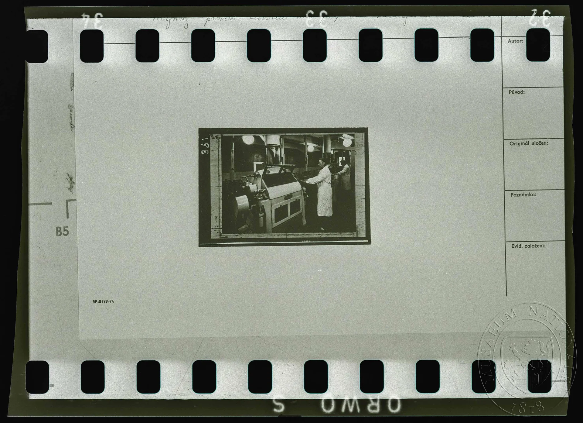 Obrázek Fotografie, mlýnský provoz