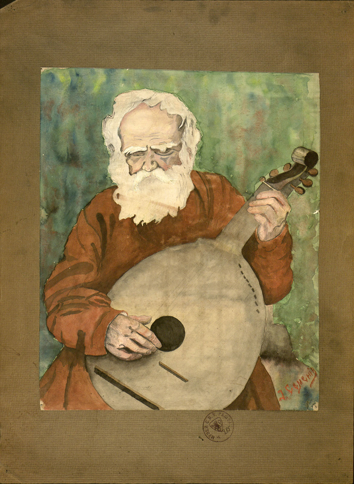 Náhledový obrázek Starý bandurista - 1