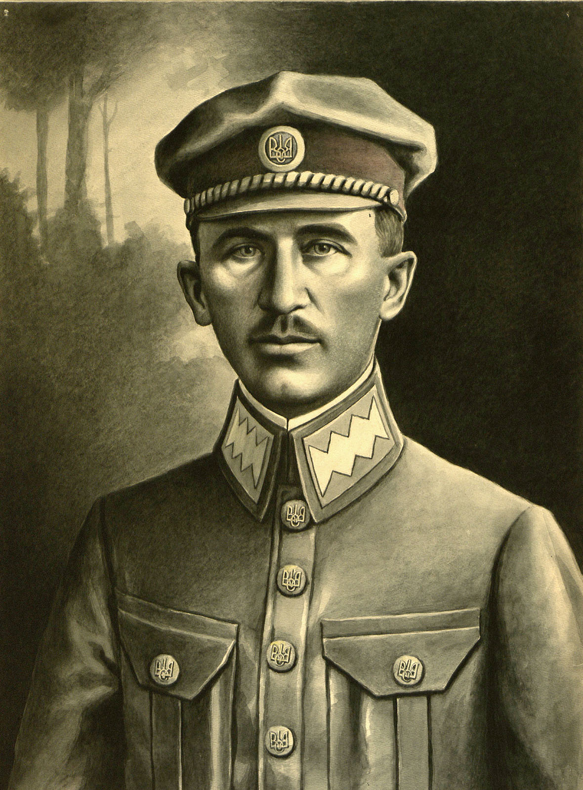 Náhledový obrázek Osyp Mykytka, generálmajor Ukrajinské haličské armády - 1
