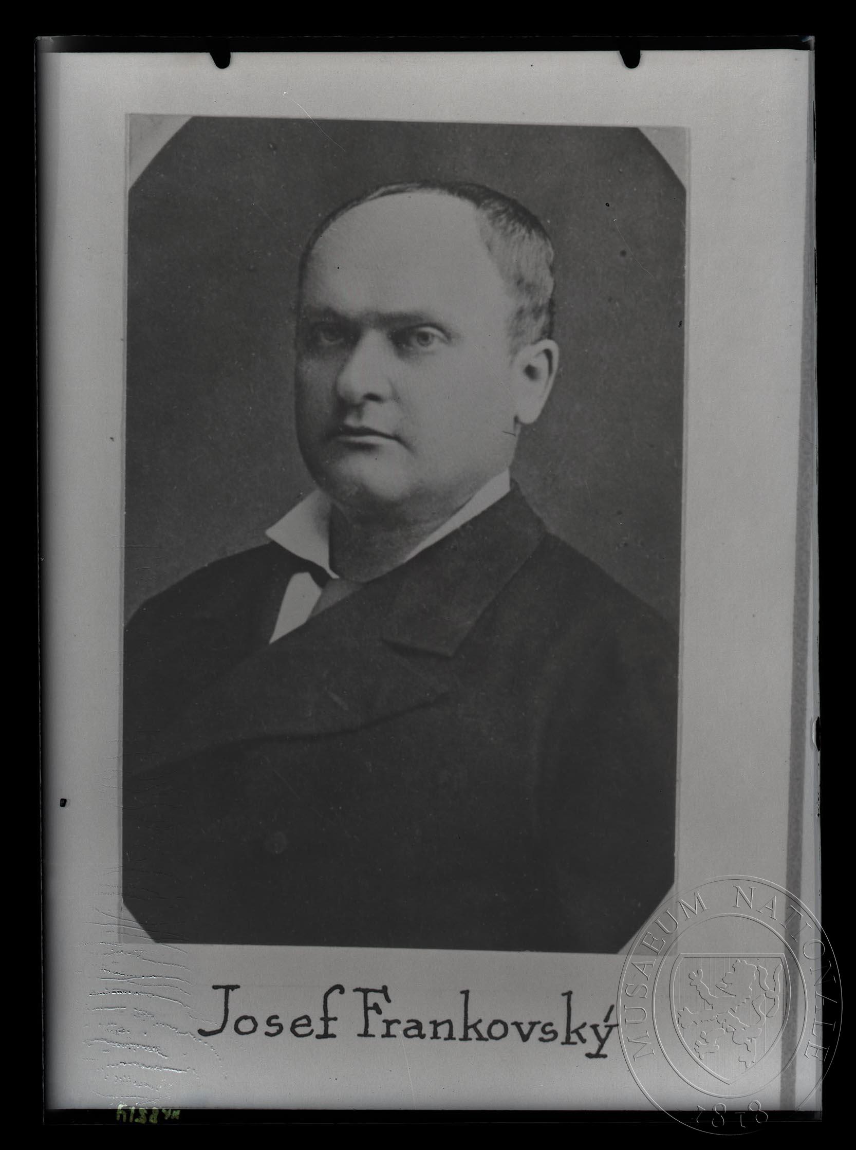 Náhledový obrázek Fotografie, Josef Frankovský, portrét. - 1