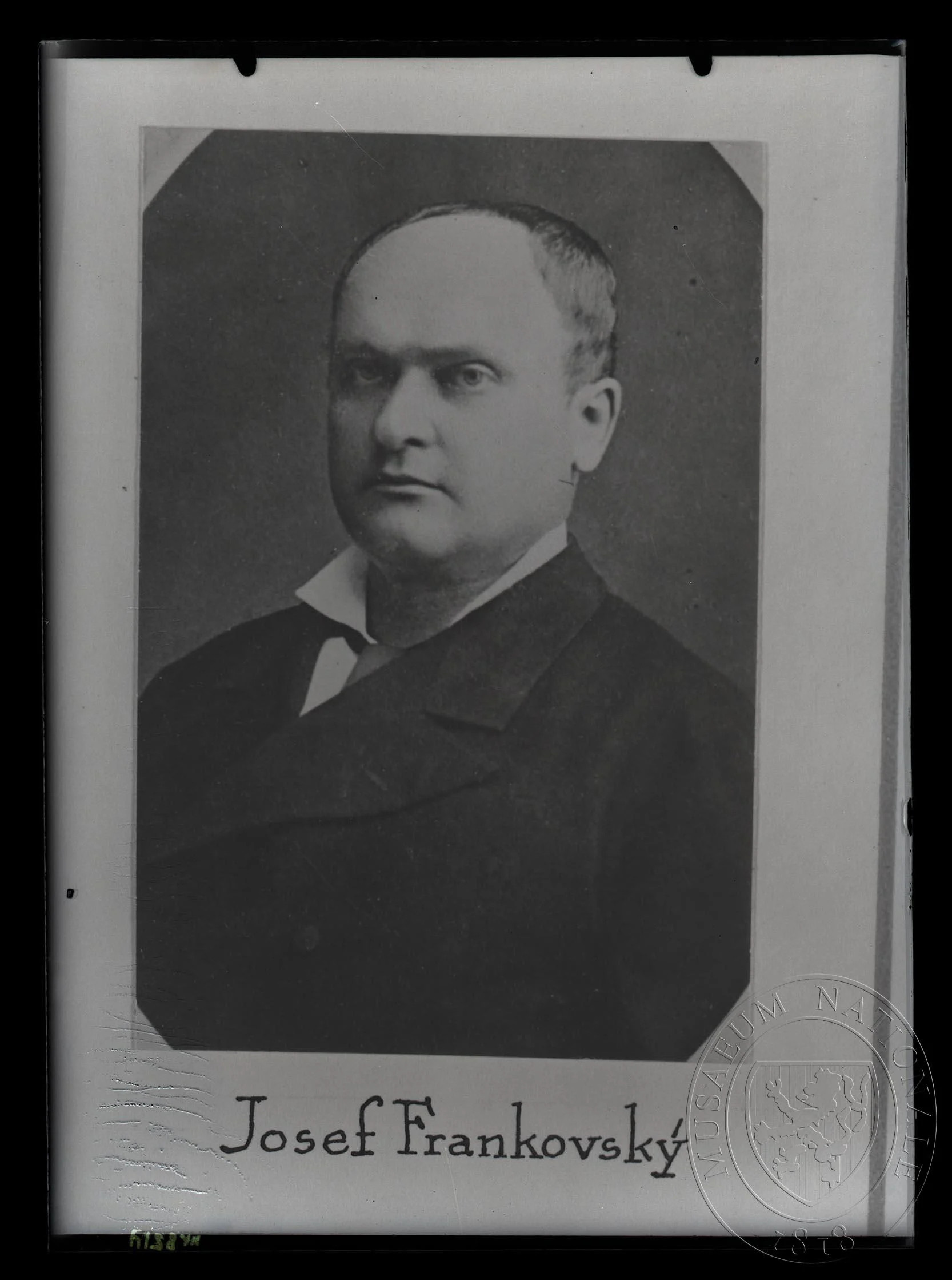 Obrázek Fotografie, Josef Frankovský, portrét.