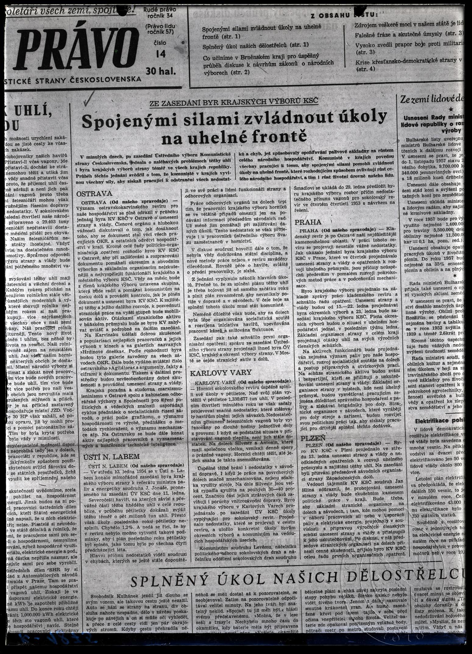 Obrázek Článek Spojenými silami zvládnout úkoly na uhelné frontě