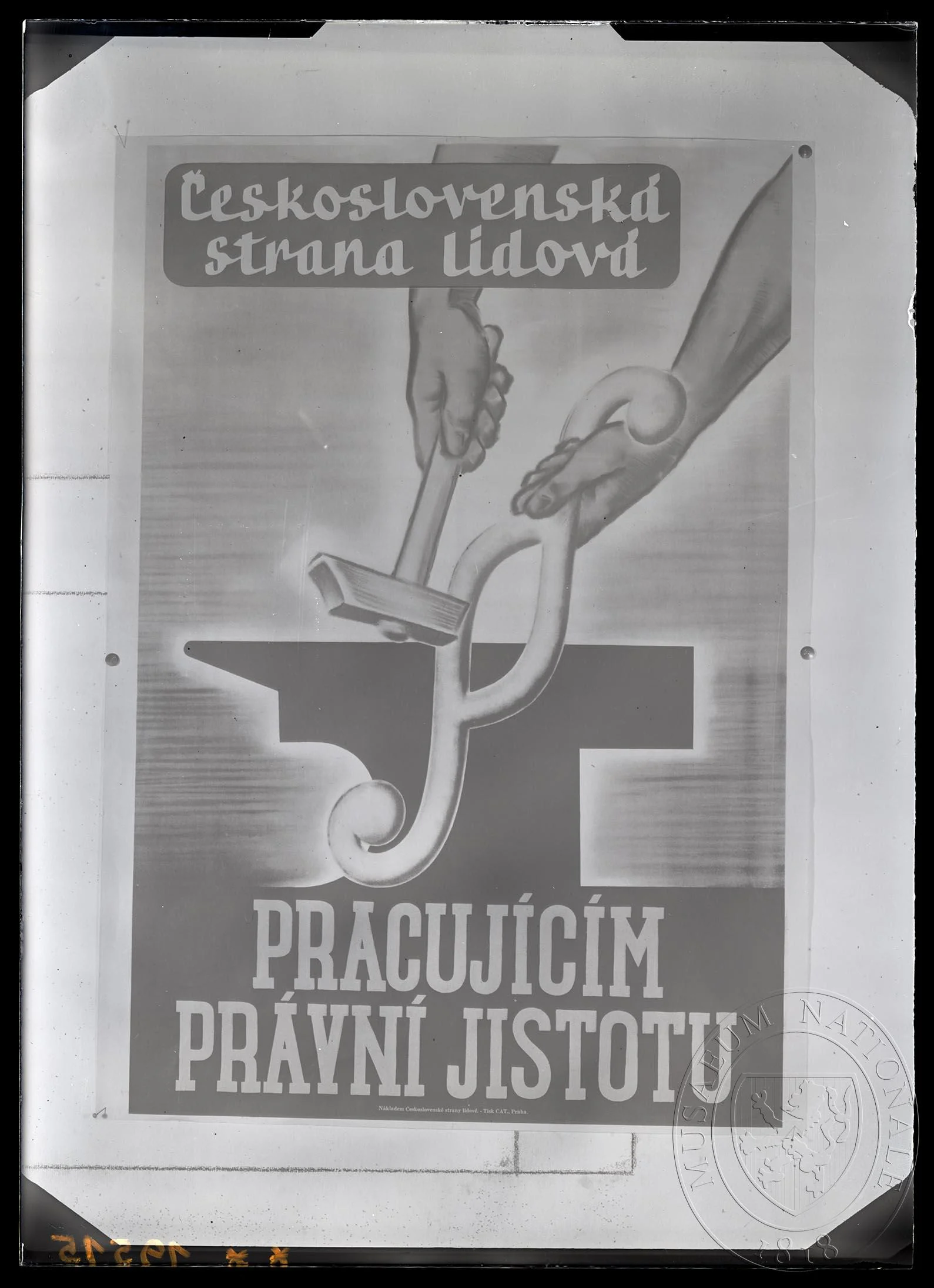 Obrázek Plakát Pracujícím právní jistotu