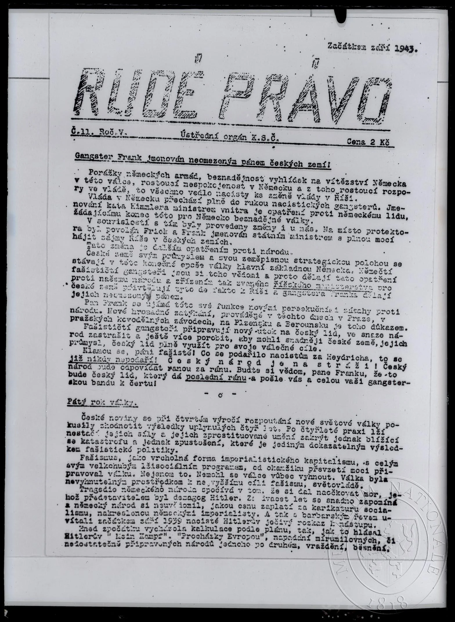 Obrázek Periodikum, Rudé právo