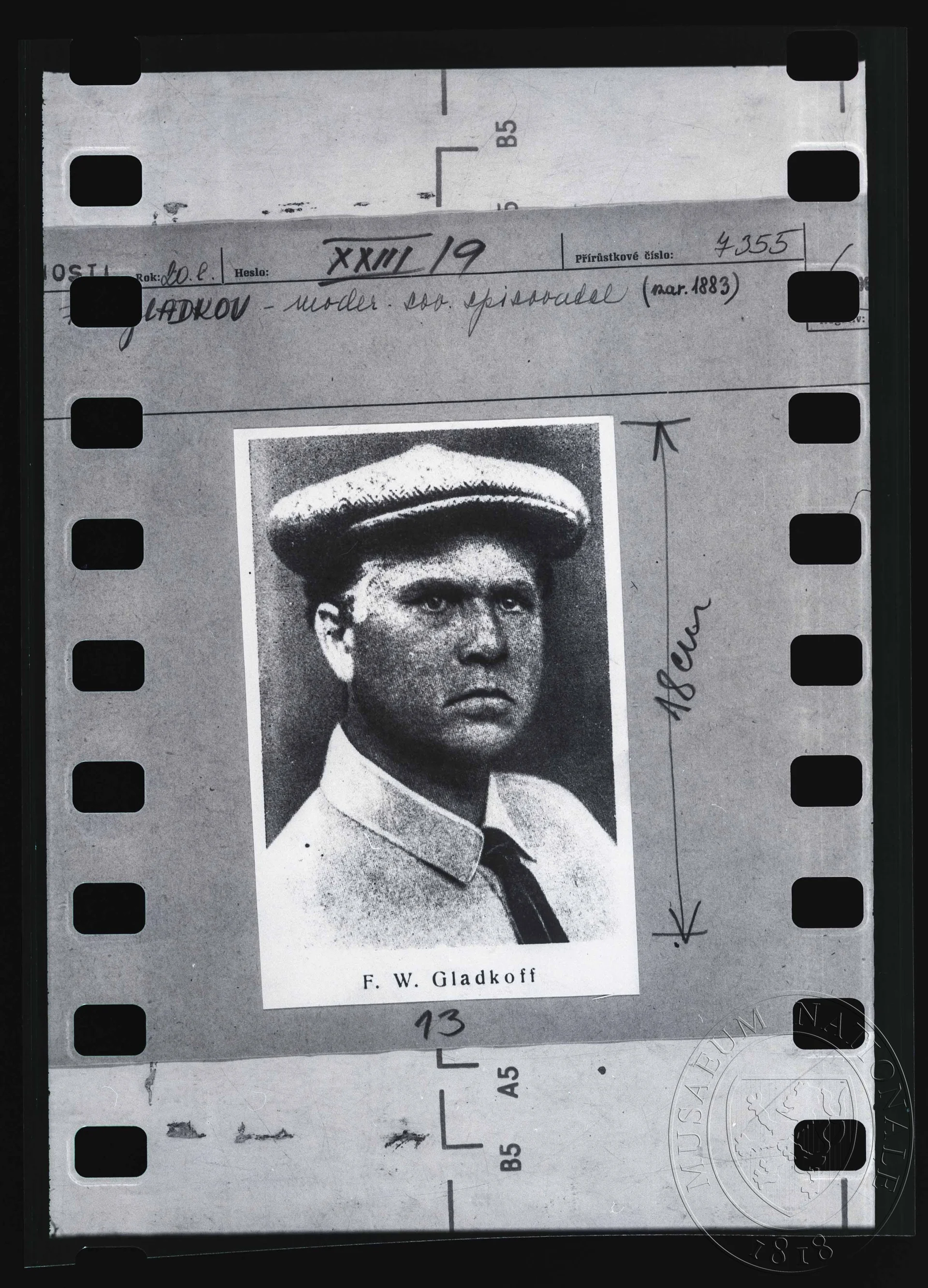 Obrázek Fotografie, Fedor Vasilľjevič Gladkov