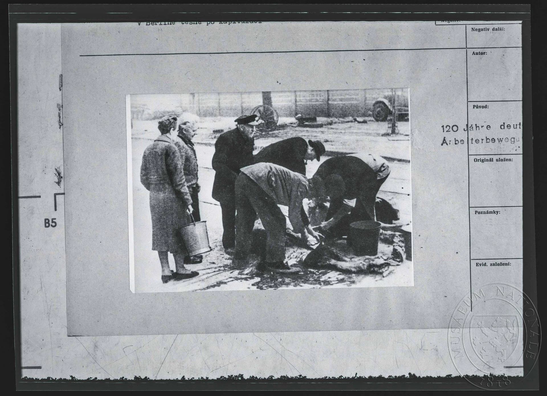 Obrázek Fotografie, Berlín po kapitulaci