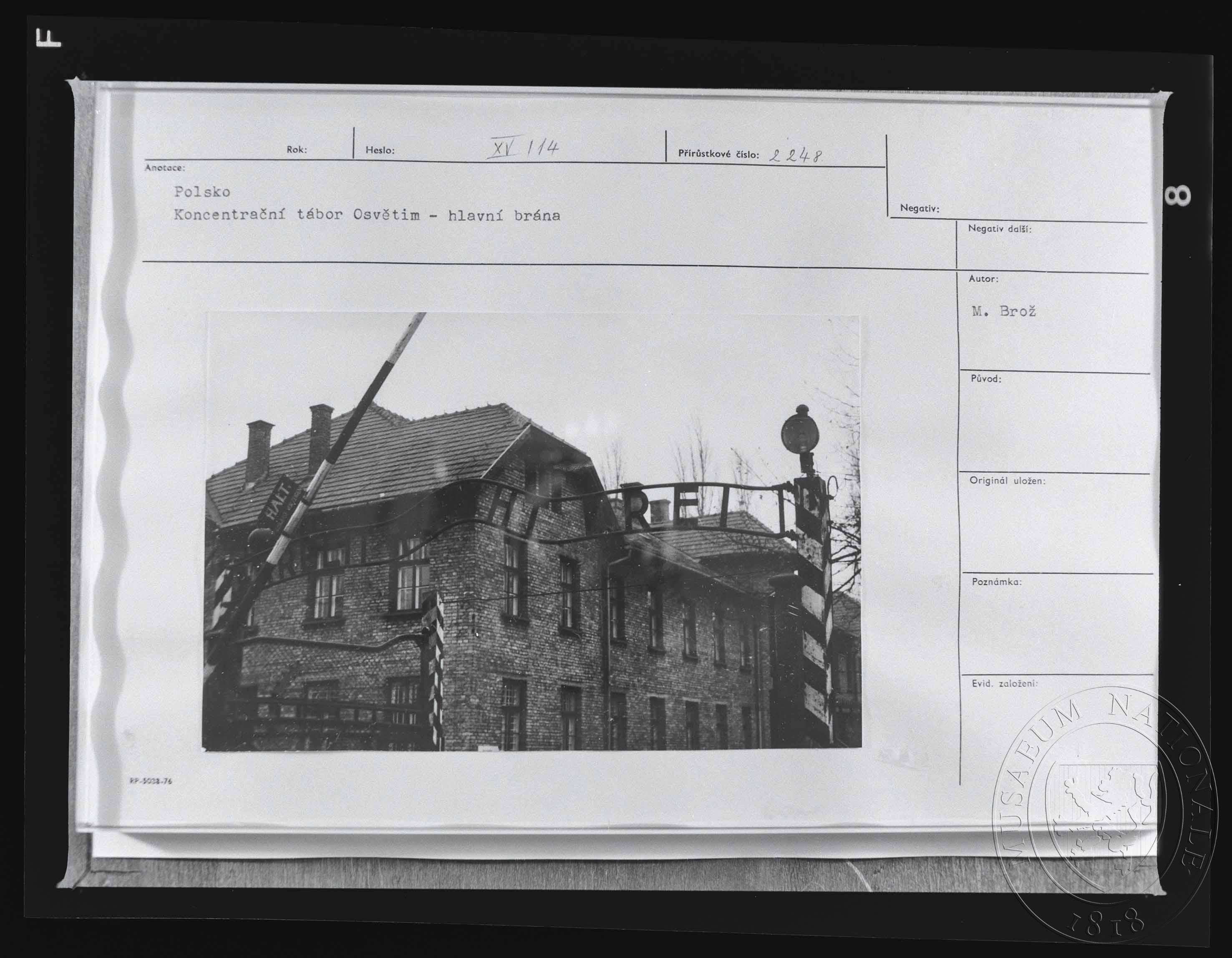Náhledový obrázek Fotografie, koncentrační tábor Osvětim - 1