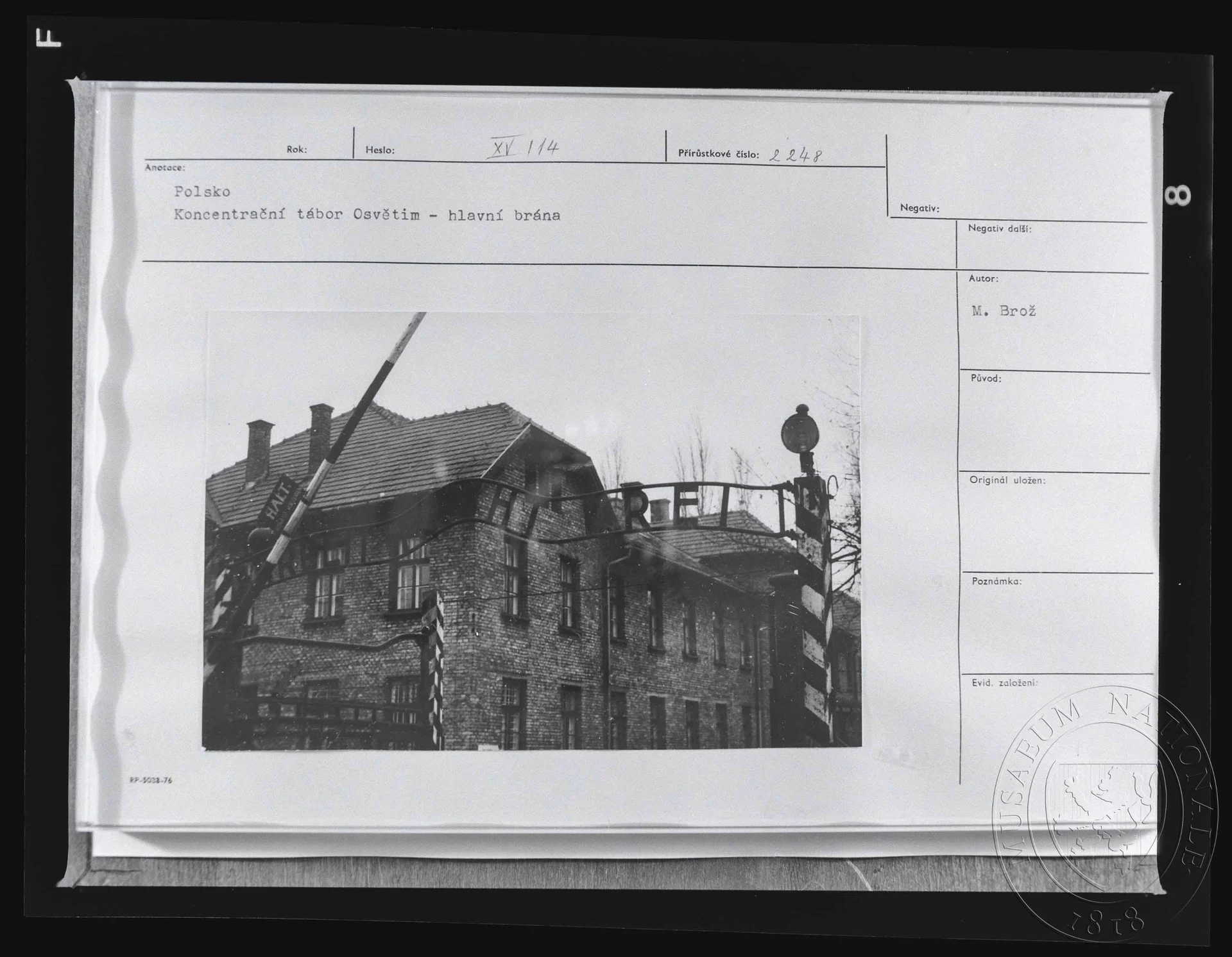 Obrázek Fotografie, koncentrační tábor Osvětim